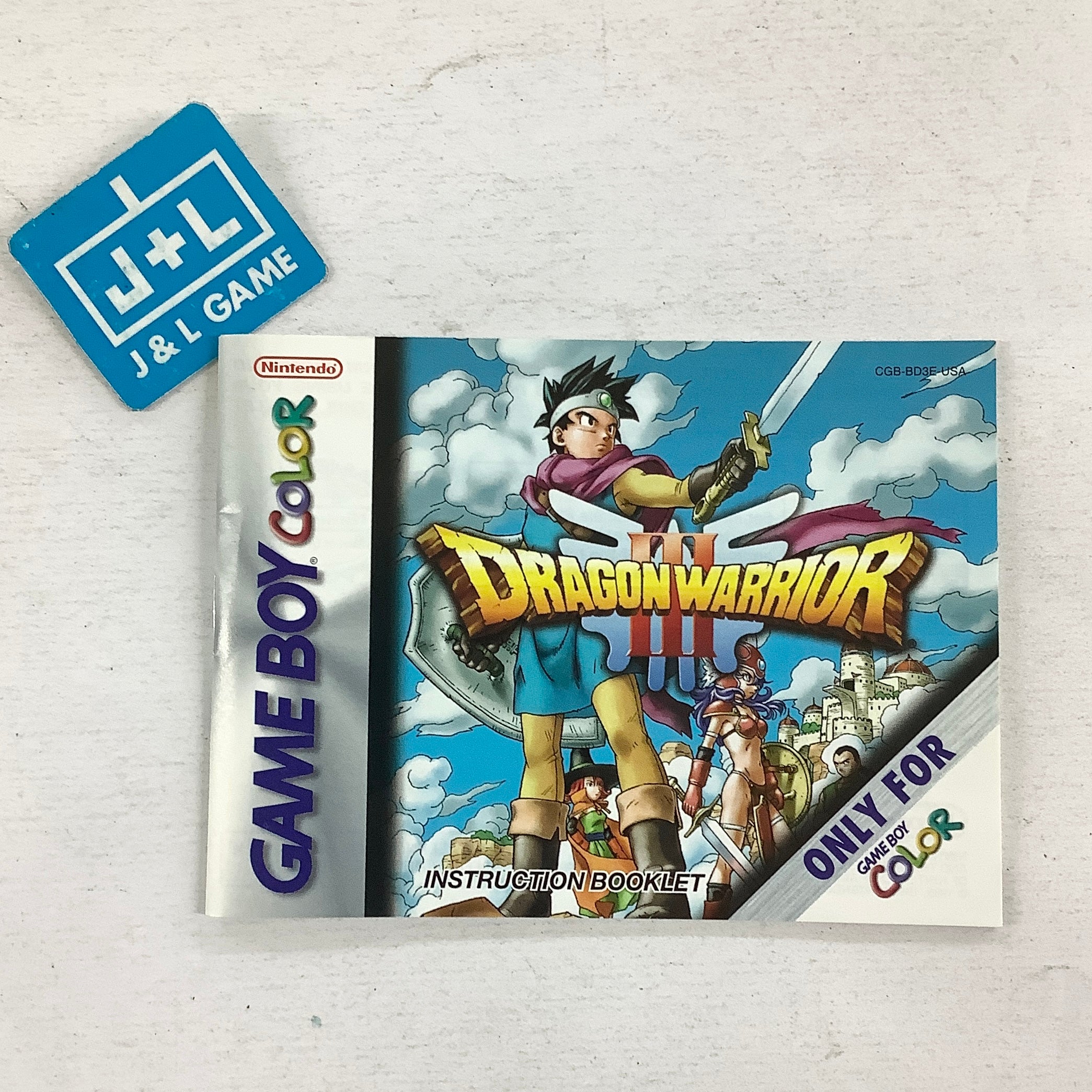 Dragon Warrior III - (GBC) Game Boy Color [Pre-Owned] Video Games Enix Corporation