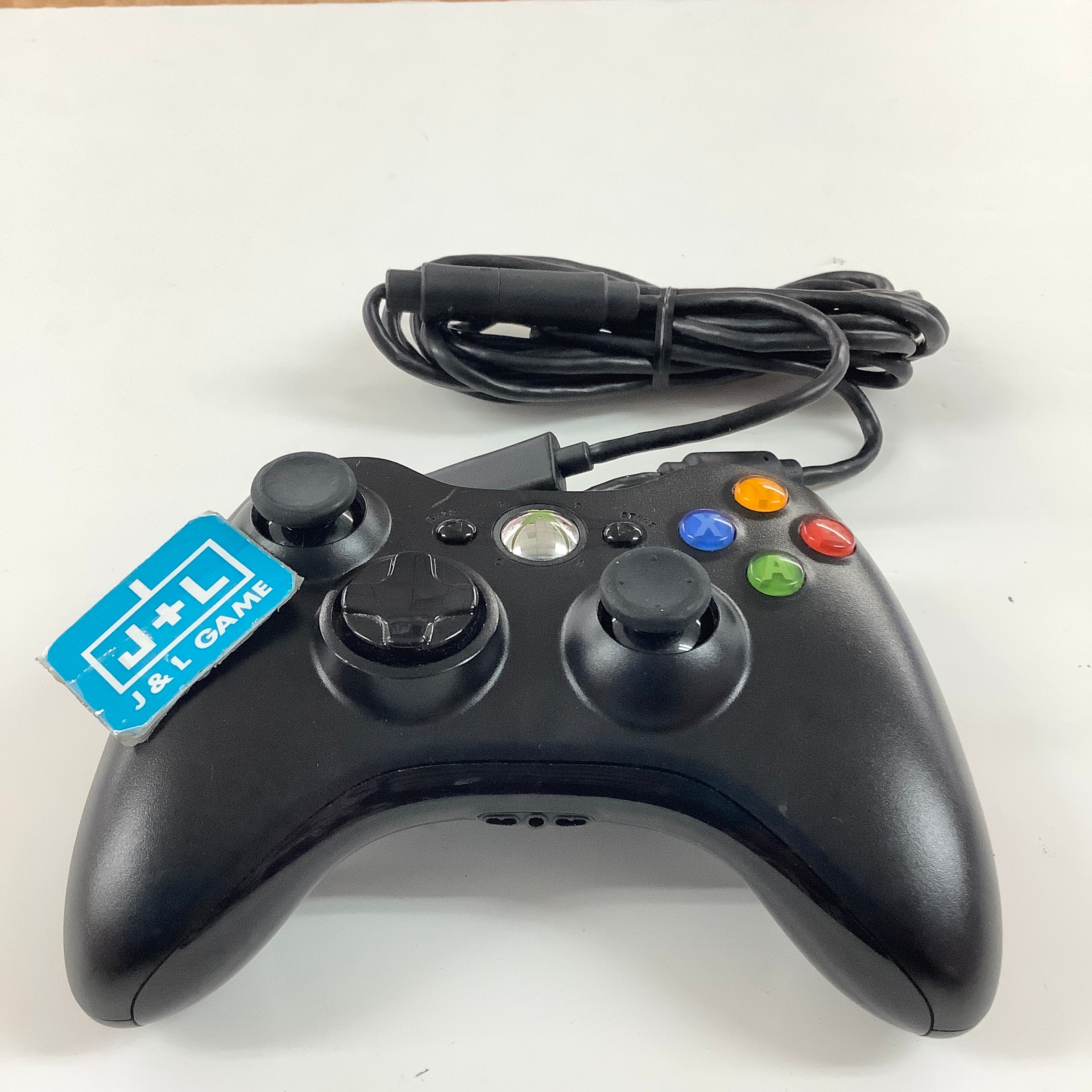 Microsoft Xbox 360 Wired Controller (Black) - Xbox 360 [Pre-Owned] Accessories Microsoft