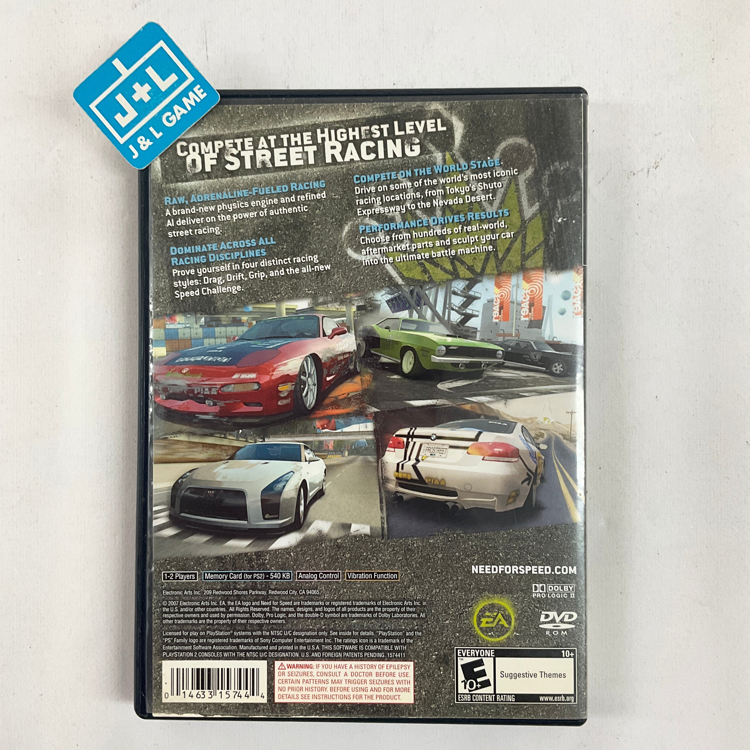 Need for Speed ProStreet - (PS2) PlayStation 2 [Pre-Owned] Video Games EA Games