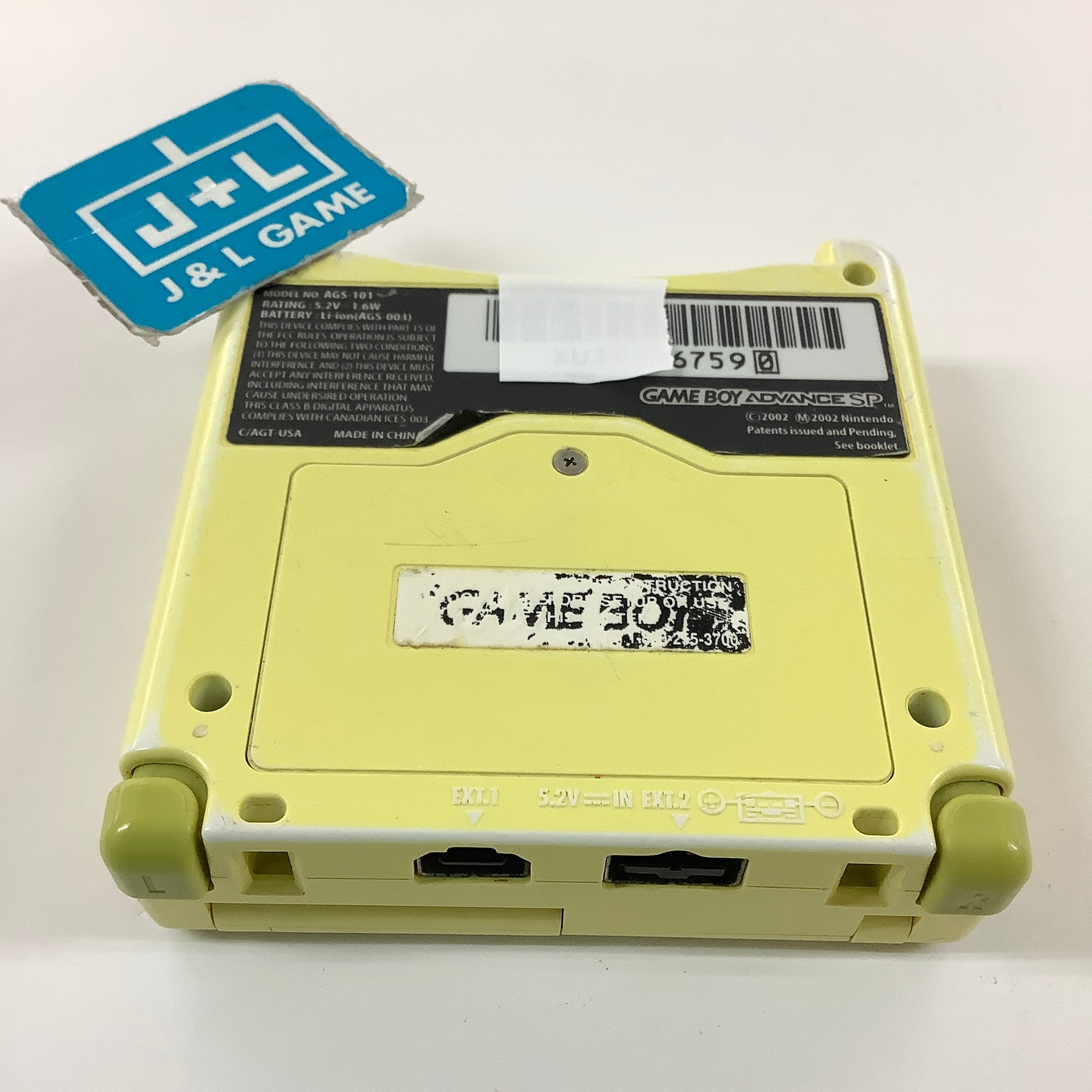 Nintendo Game Boy Advance SP Console AGS - 101 (SpongeBob SquarePants) - (GBA) Game Boy Advance SP [Pre-Owned]