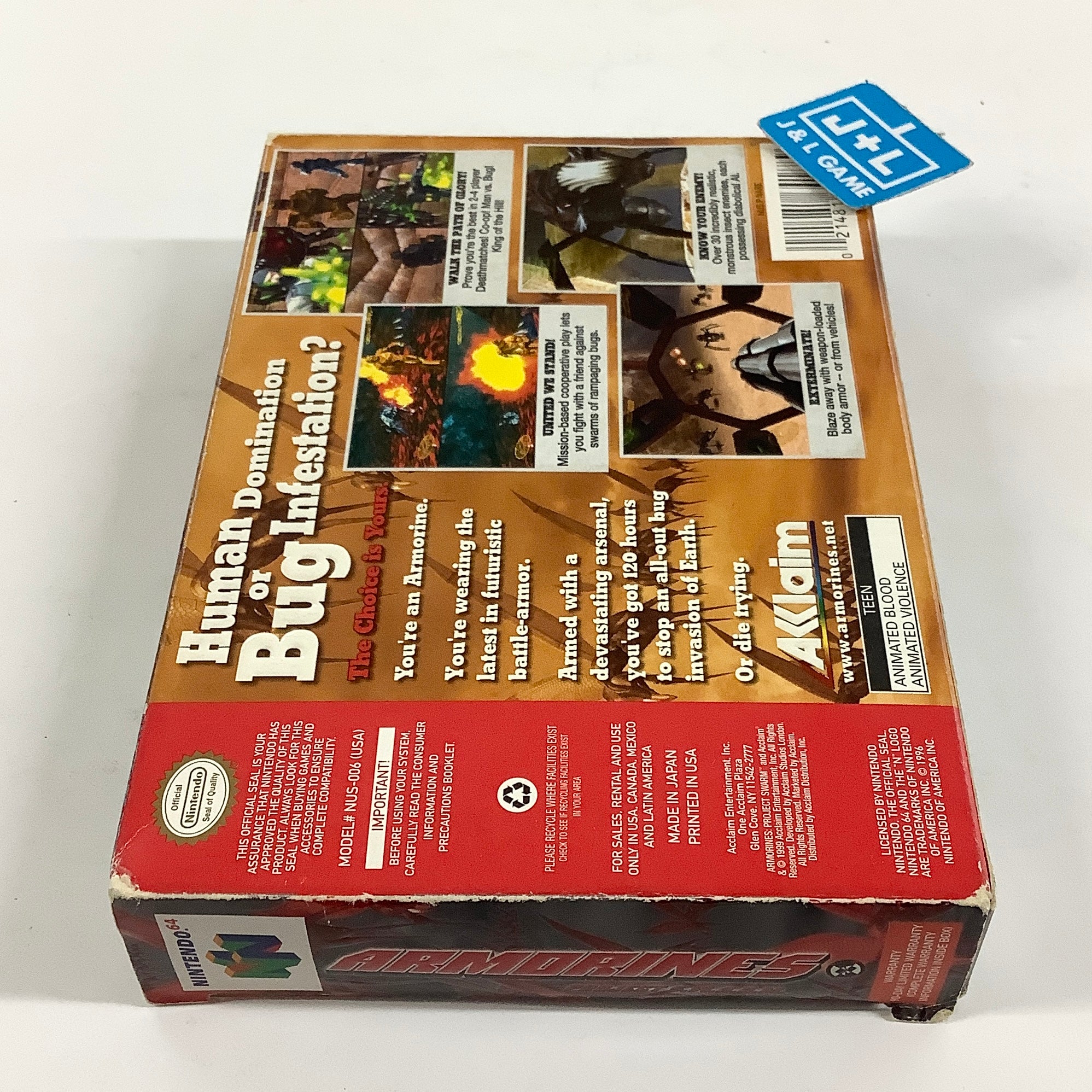 Armorines: Project S.W.A.R.M. - (N64) Nintendo 64 [Pre-Owned]