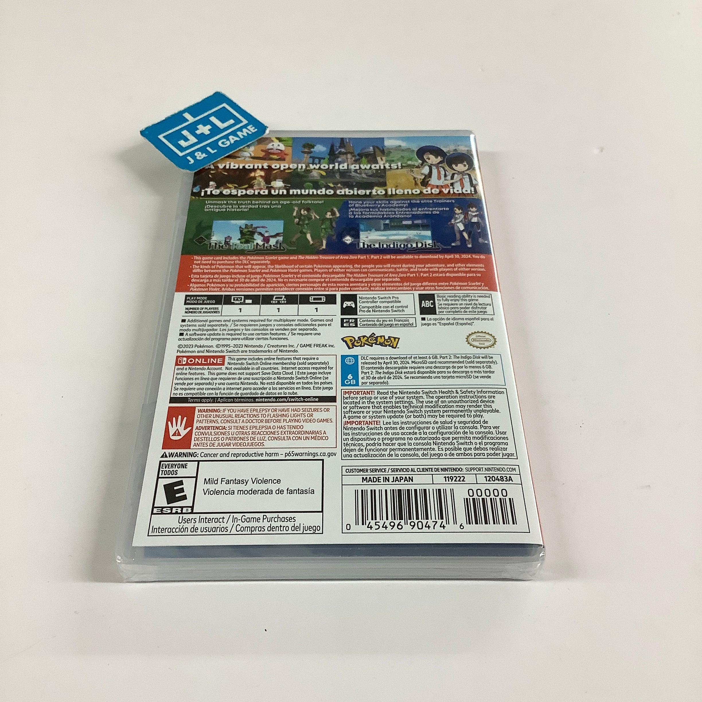 Pokémon Scarlet + The Hidden Treasure of Area Zero Bundle - (NSW) Nintendo Switch Video Games Nintendo