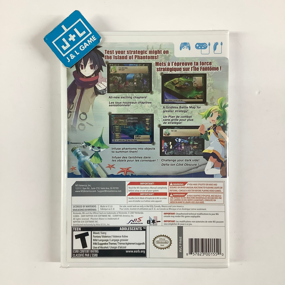 Phantom Brave: We Meet Again - Nintendo Wii Video Games NIS America