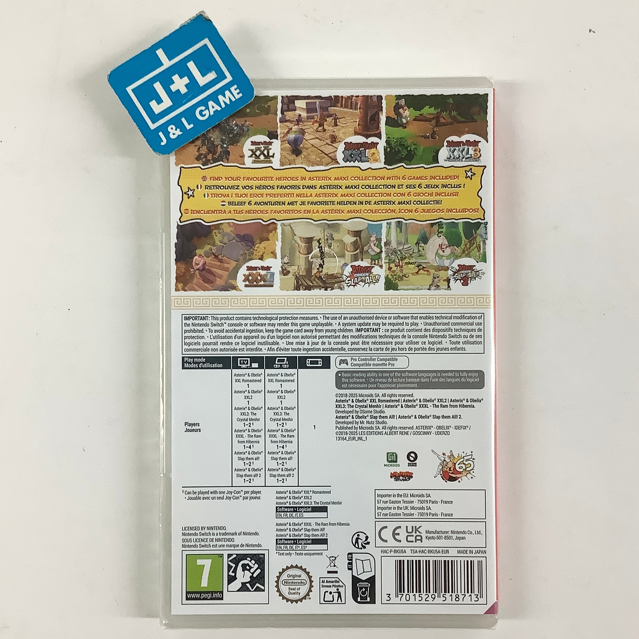 Asterix Maxi Collection - (NSW) Nintendo Switch (European Import) Video Games MICROÏDS