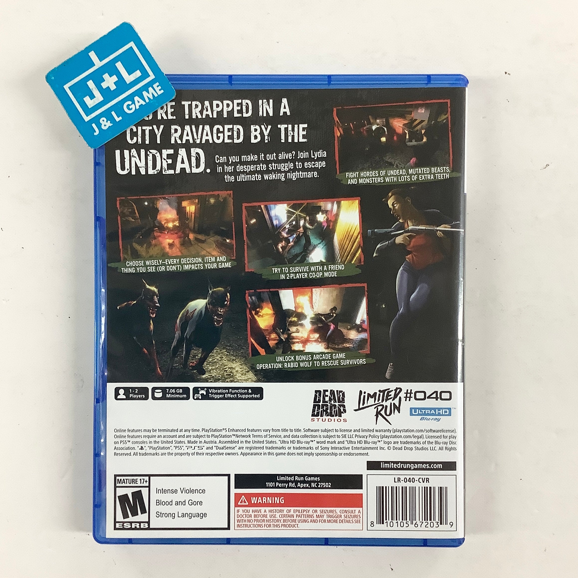 Outbreak Contagious Memories (Limited Run #040) - (PS5) PlayStation 5 [Pre-Owned] Video Games Limited Run