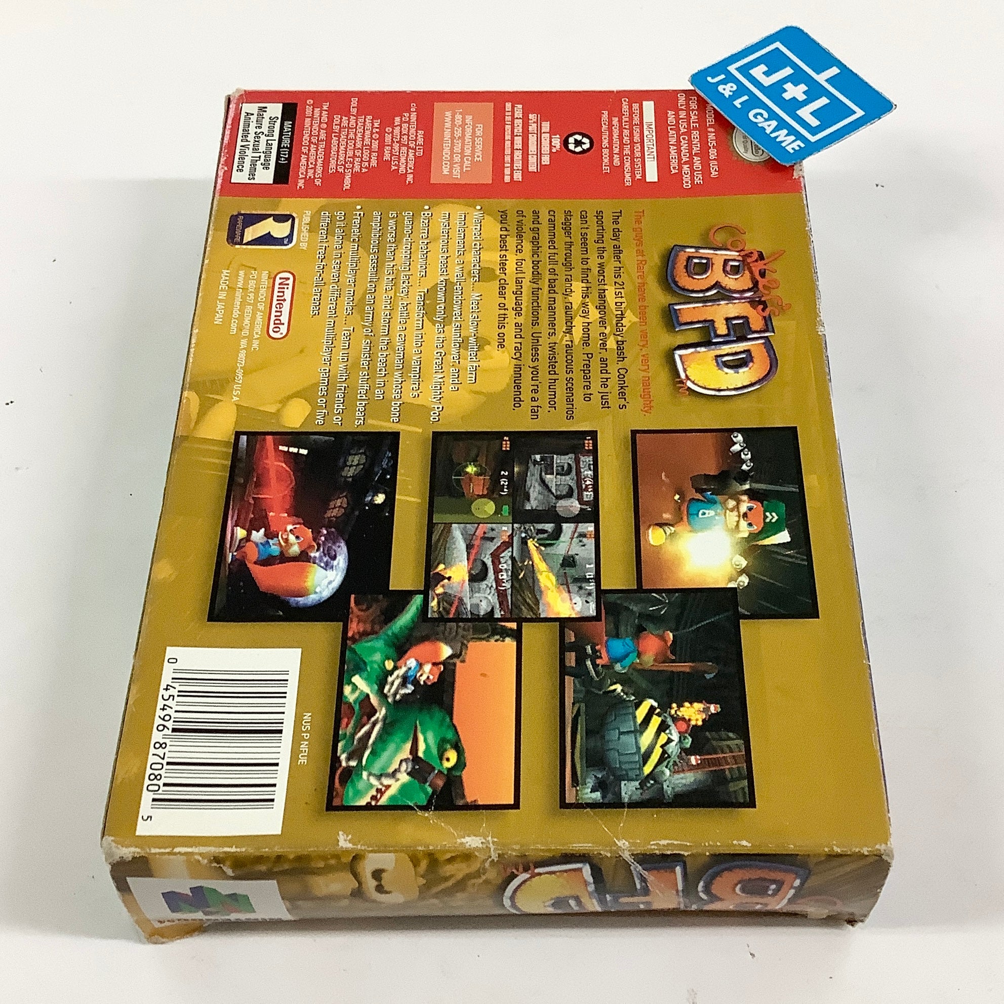 Conker's Bad Fur Day - (N64) Nintendo 64 [Pre-Owned]