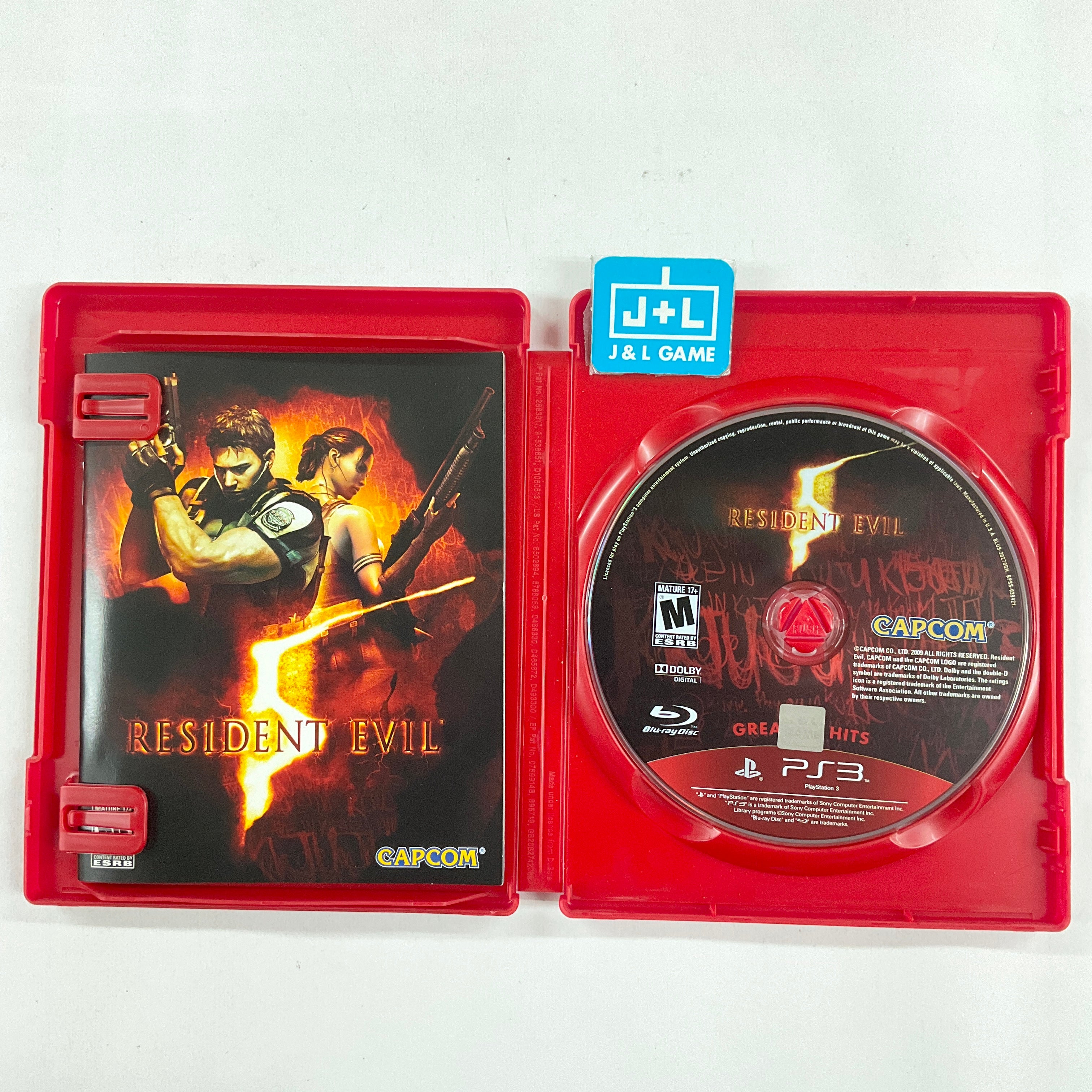 Resident Evil 5 (Greatest Hits) - (PS3) PlayStation 3 [Pre-Owned] Video Games Capcom