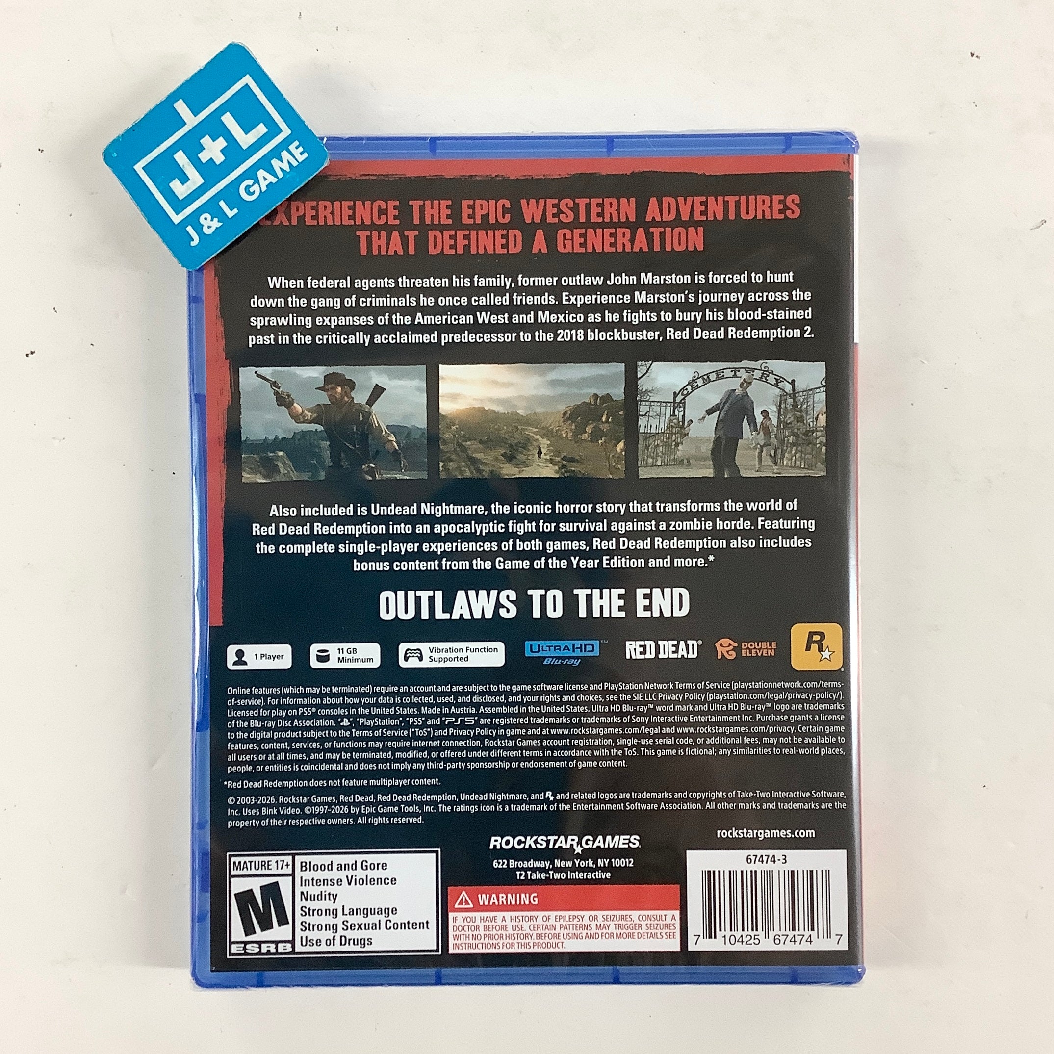 Red Dead Redemption - (PS5) PlayStation 5 Video Games Rockstar Games