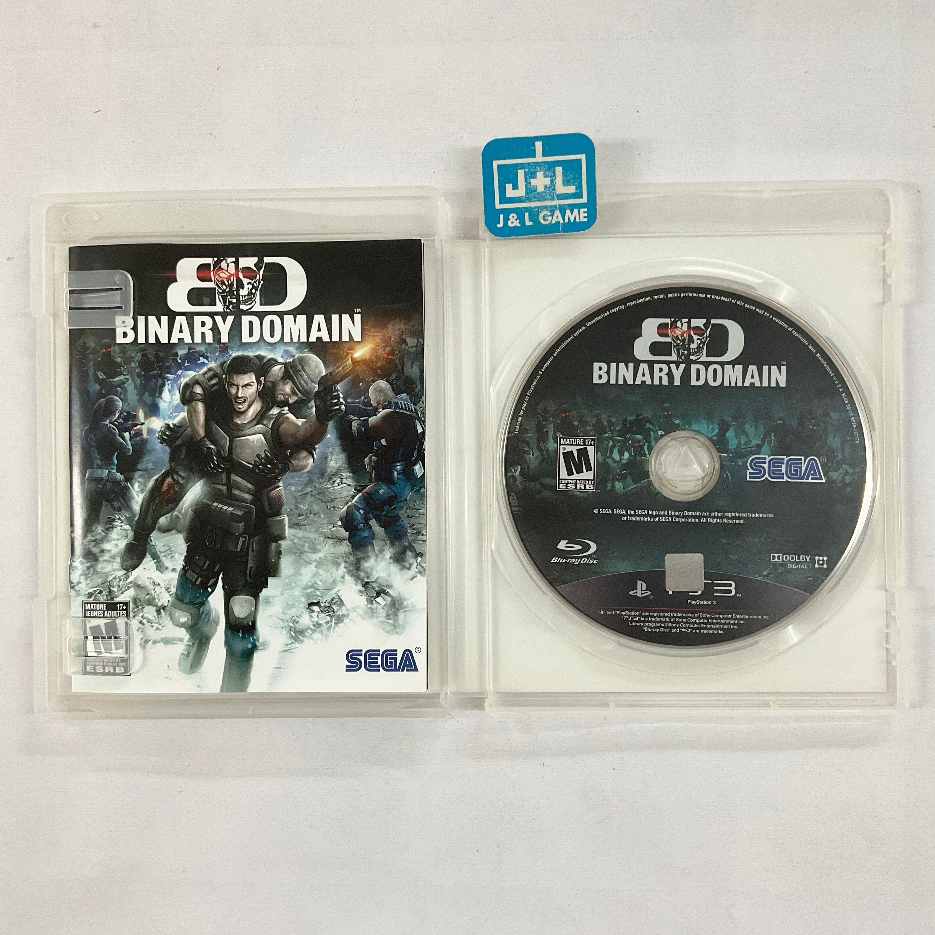 Binary Domain - (PS3) PlayStation 3 [Pre-Owned] Video Games Sega   