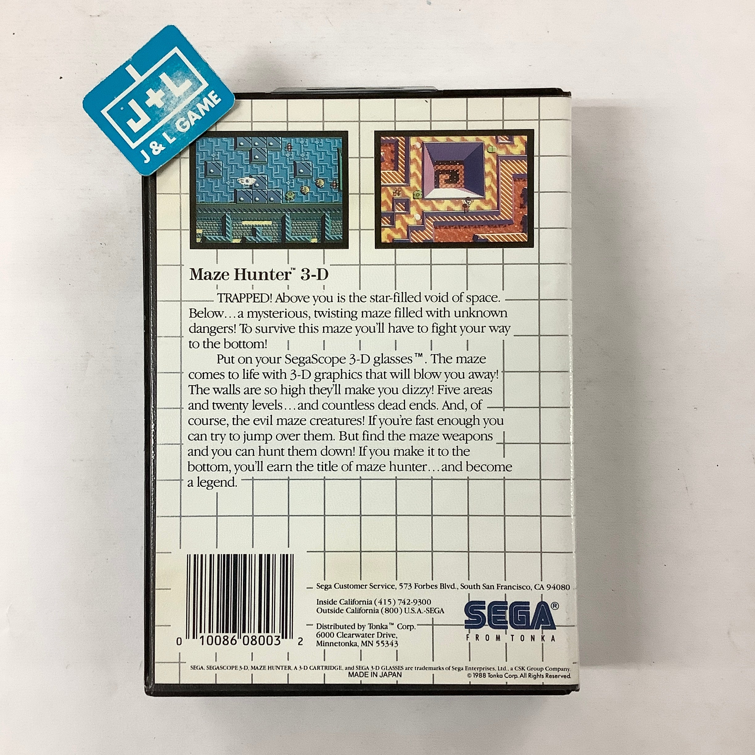 Maze Hunter 3-D - SEGA Master System [Pre-Owned] Video Games Sega   