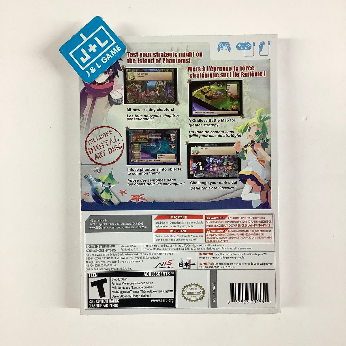 Phantom Brave: We Meet Again - Nintendo Wii Video Games NIS America