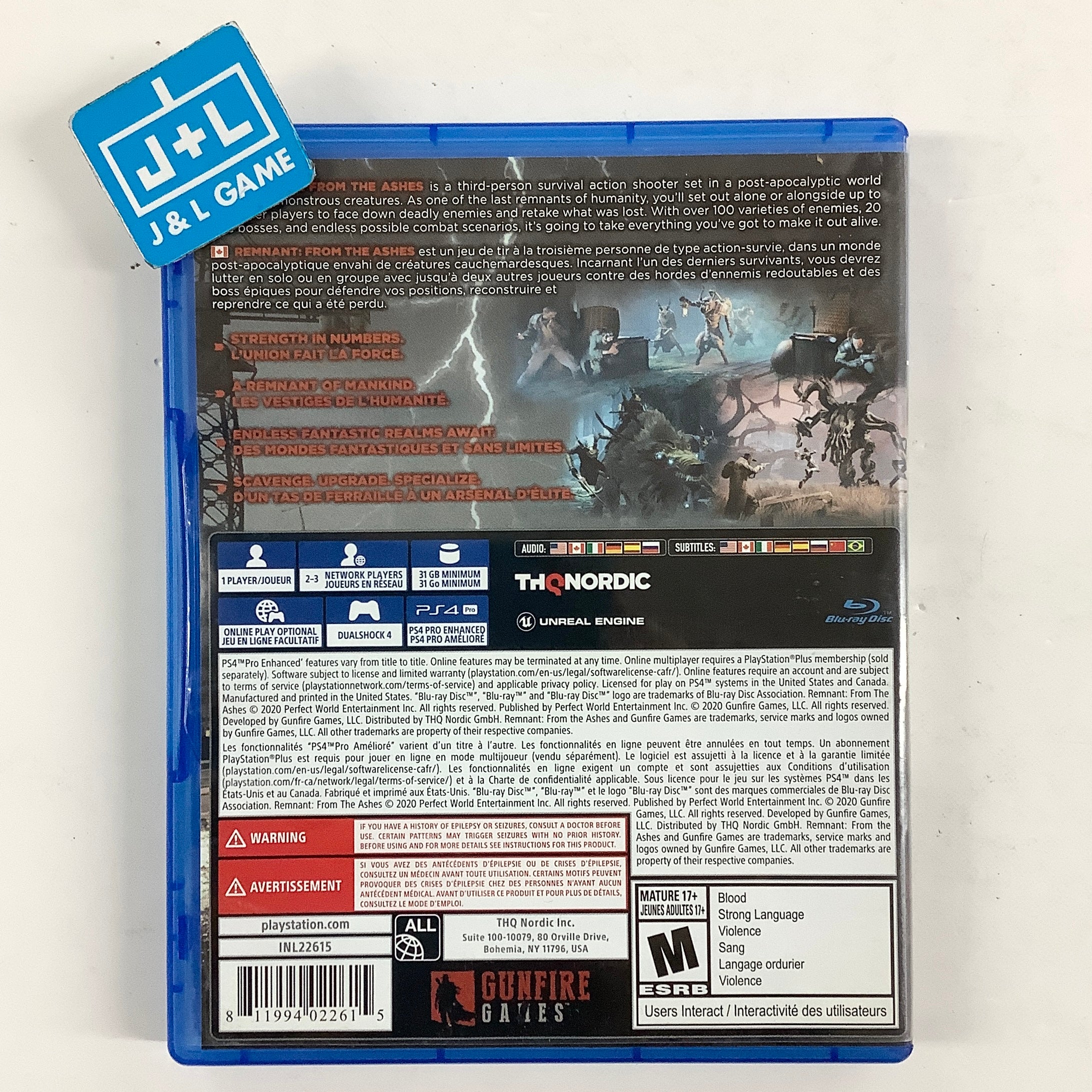 Remnant: From the Ashes - (PS4) PlayStation 4 [Pre-Owned] Video Games THQ Nordic