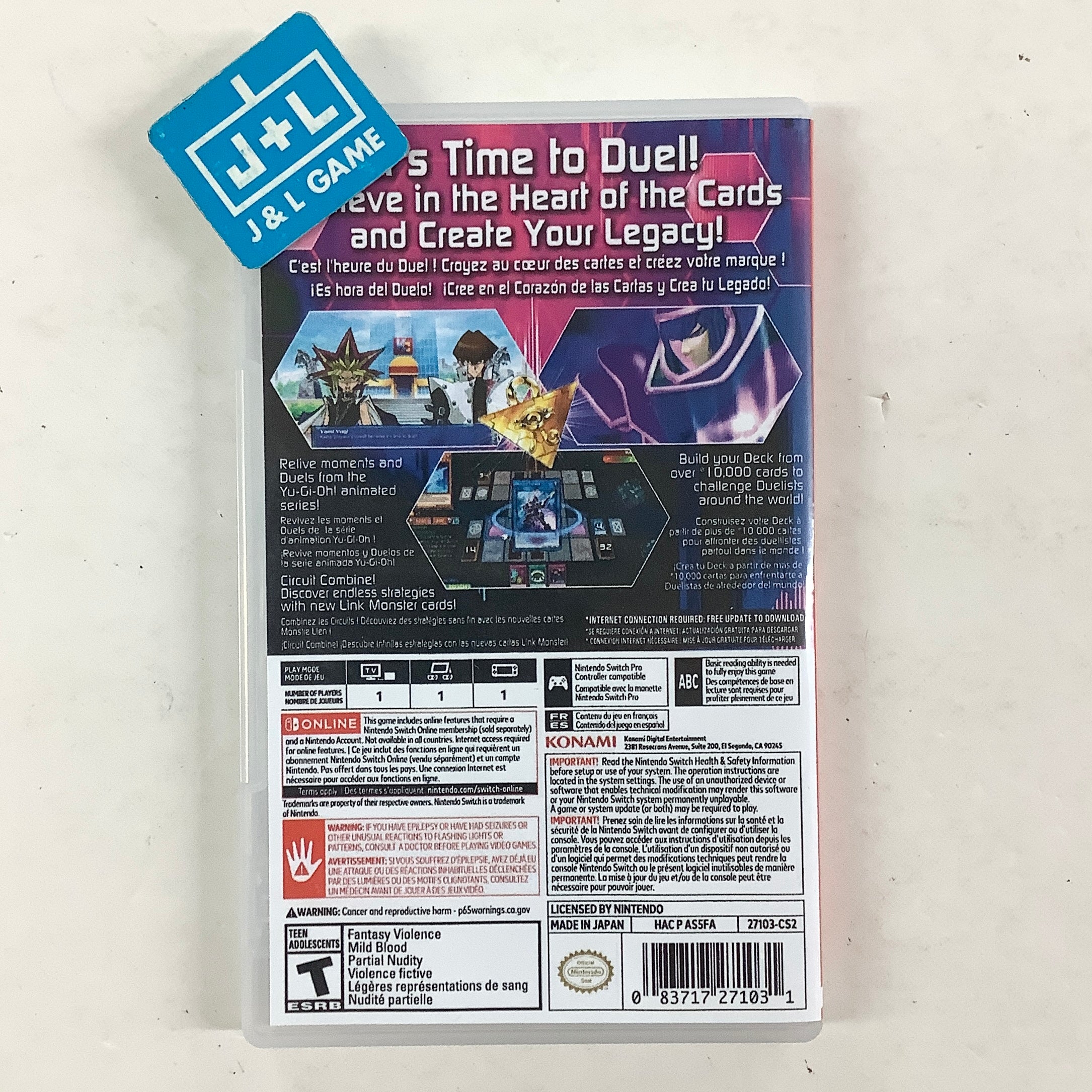 Yu-Gi-Oh! Legacy of the Duelist: Link Evolution - (NSW) Nintendo Switch [Pre-Owned] Video Games Konami