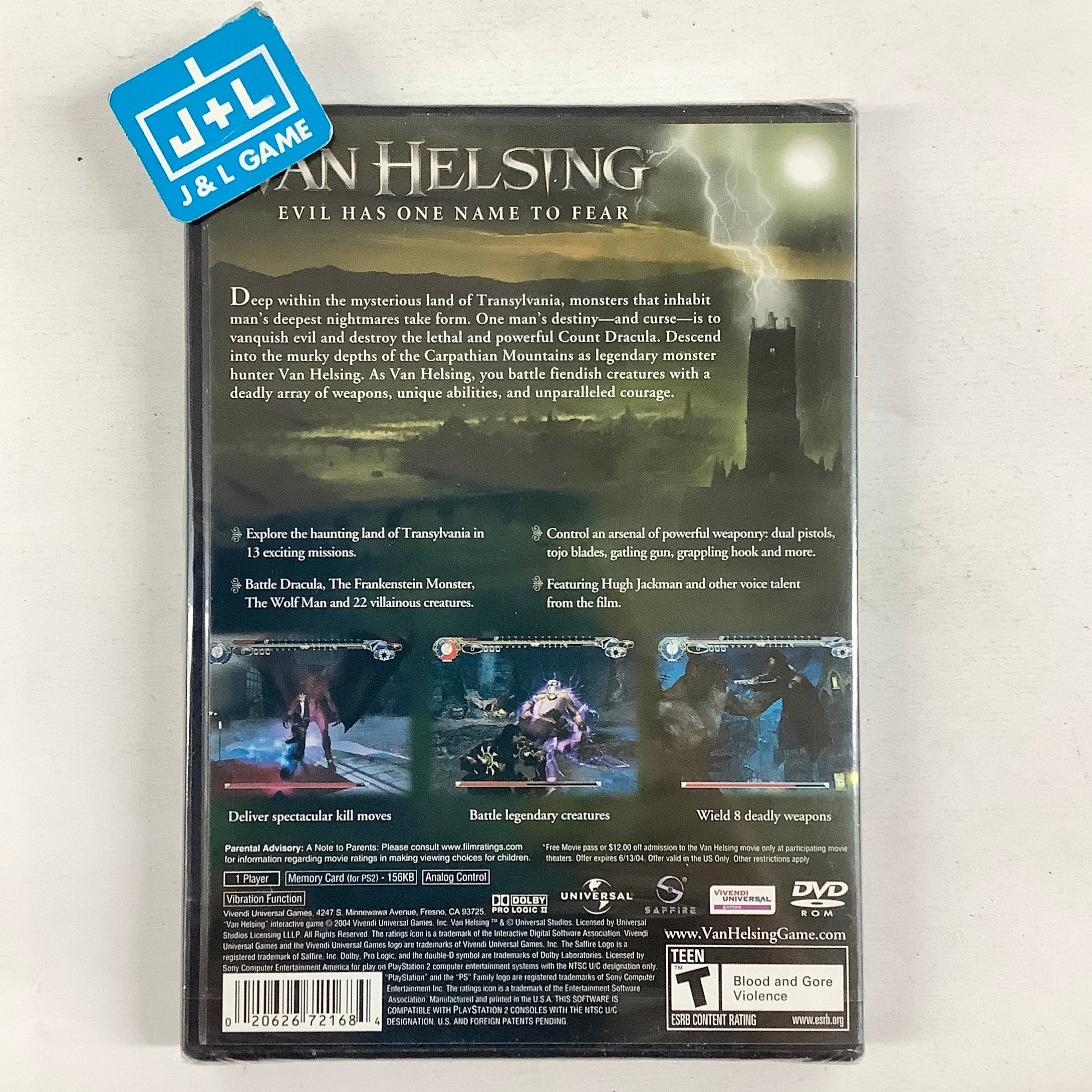 Van Helsing - (PS2) PlayStation 2 Video Games VU Games