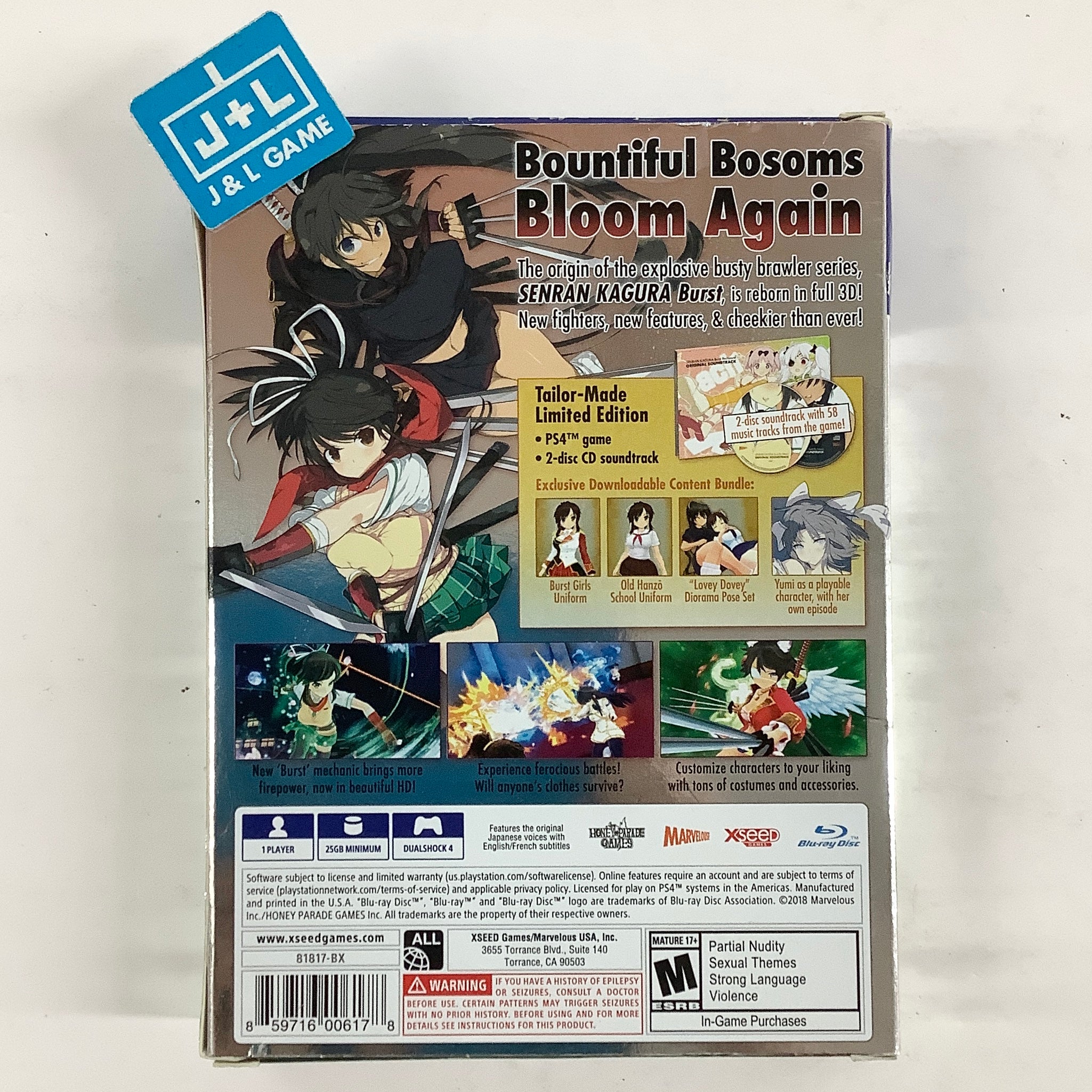 Senran Kagura Burst Re:Newal (Tailor-Made Limited Edition) - (PS4) PlayStation 4 [Pre-Owned] Video Games Marvelous Inc.