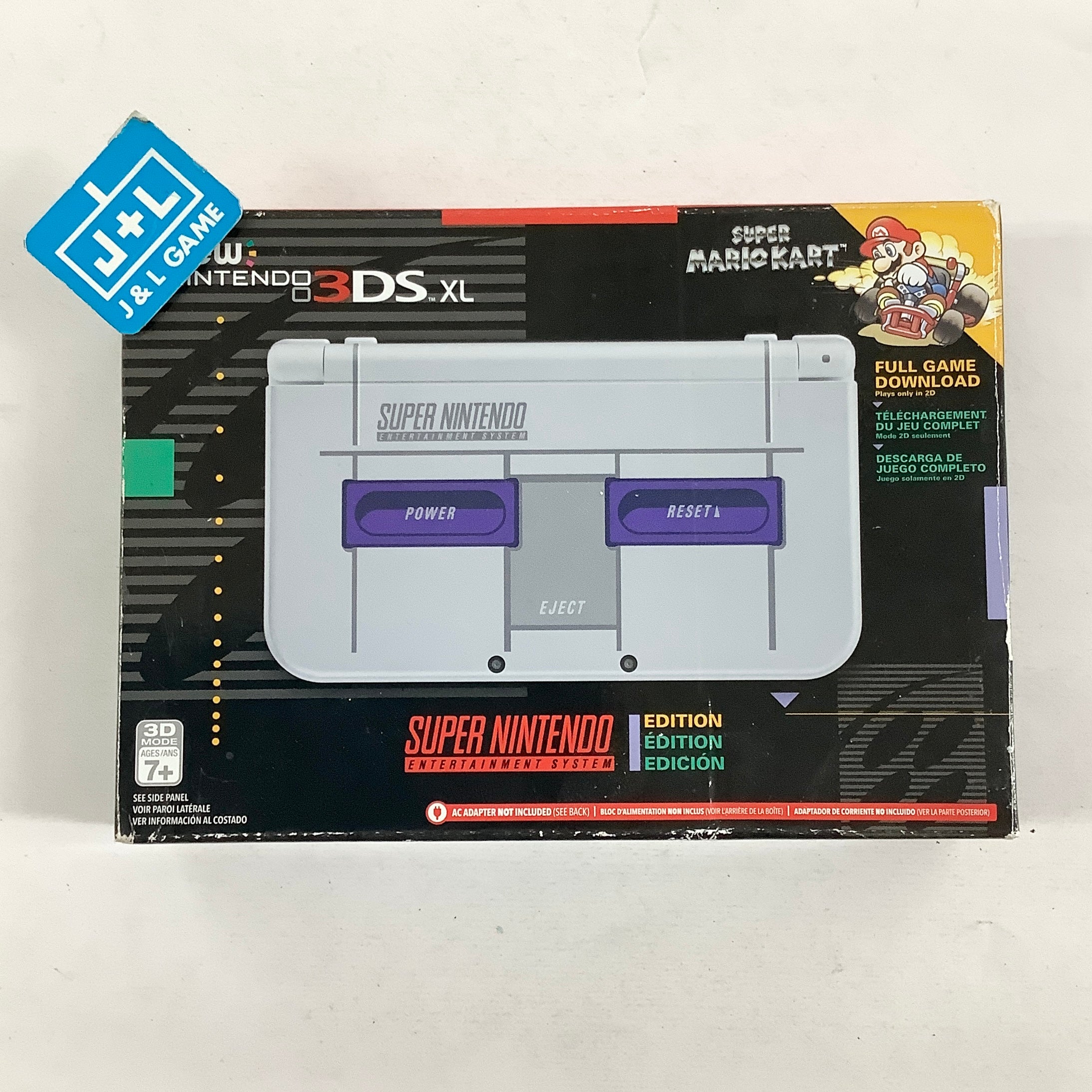 New Nintendo 3DS XL Console (Super NES Edition) - Nintendo 3DS [Pre-Owned] Consoles Nintendo