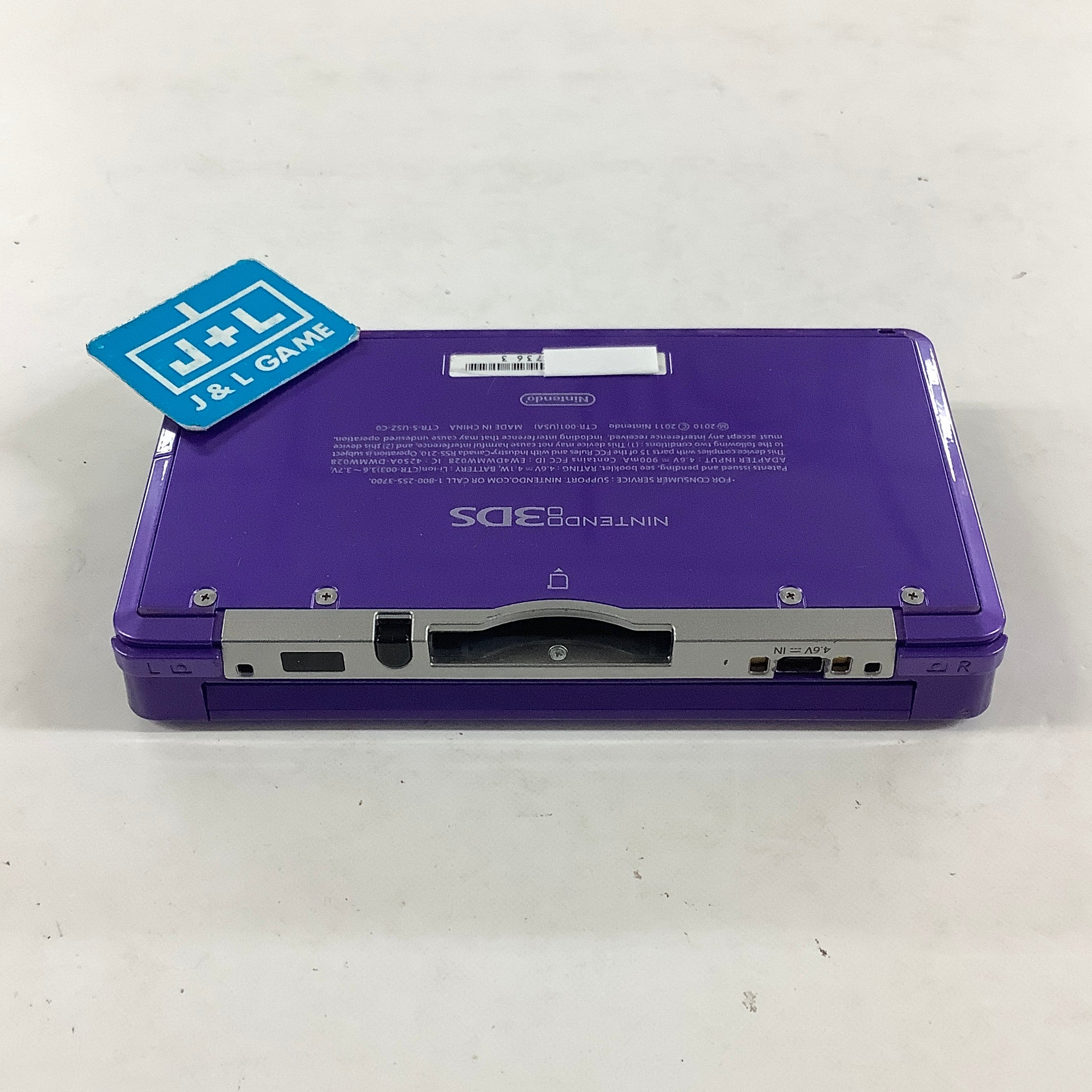Nintendo 3DS Console (Midnight Purple) - Nintendo 3DS [Pre-Owned] Consoles Nintendo