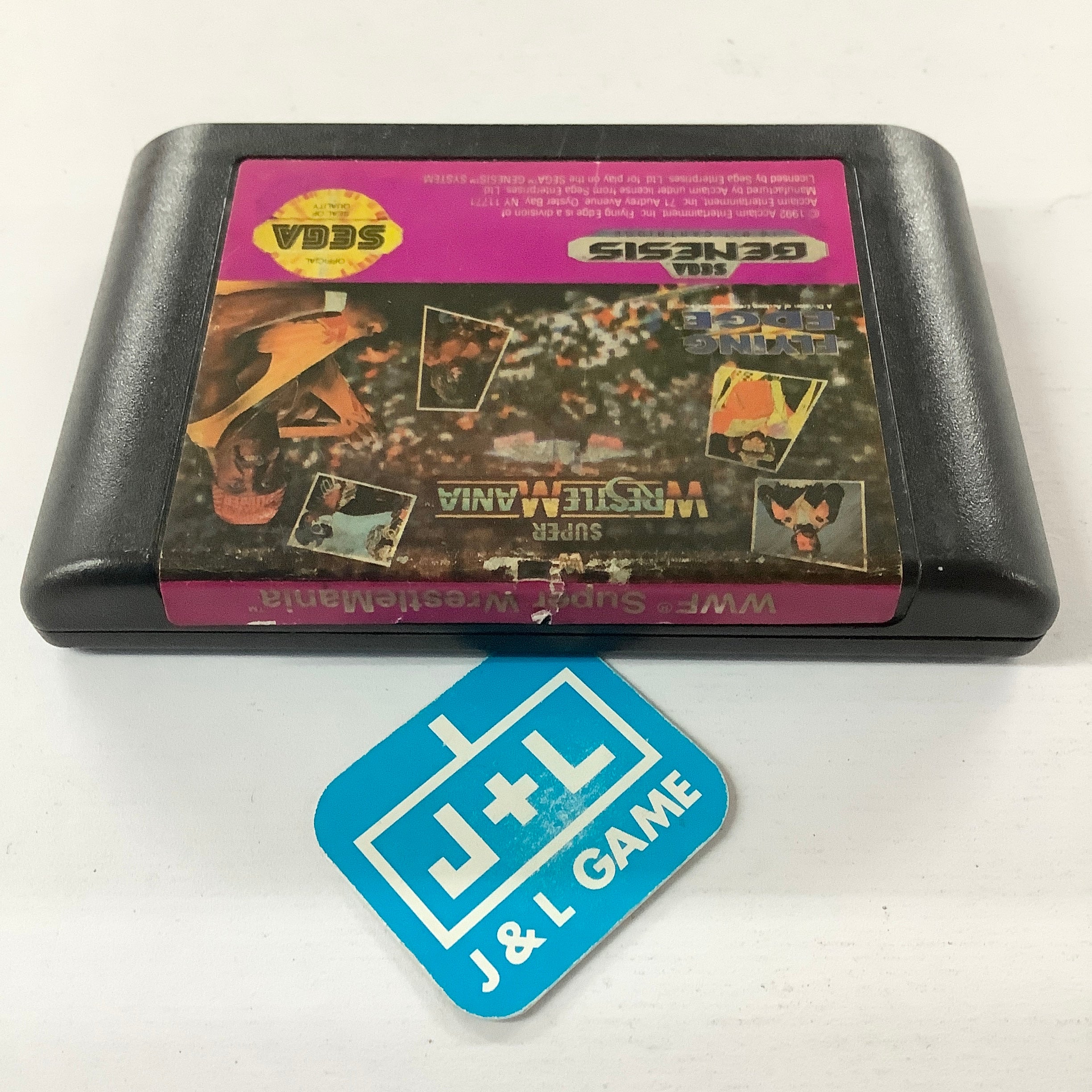 WWF Super WrestleMania - (SG) SEGA Genesis [Pre-Owned] Video Games Flying Edge   