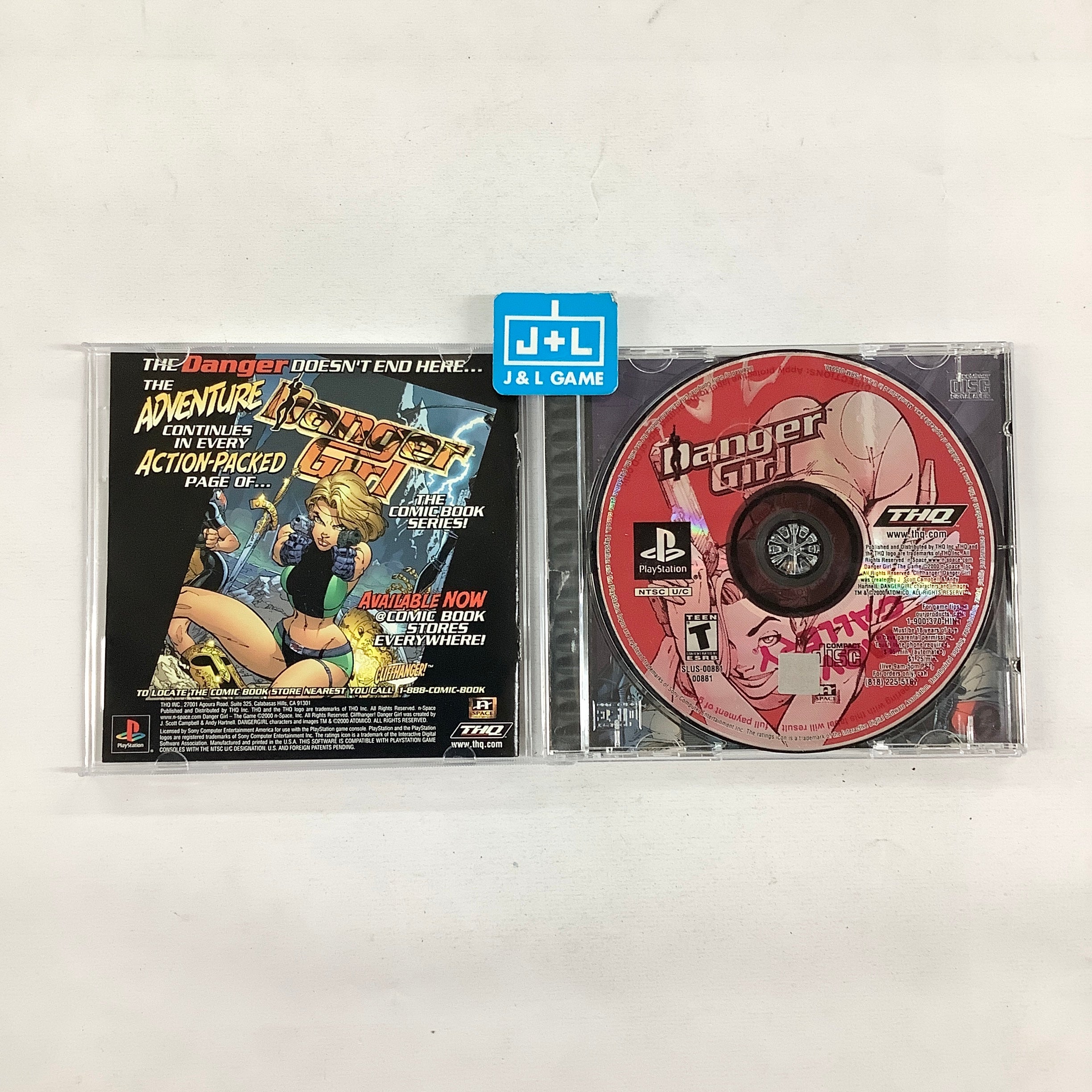 Danger Girl - (PS1) PlayStation 1 [Pre-Owned] Video Games THQ