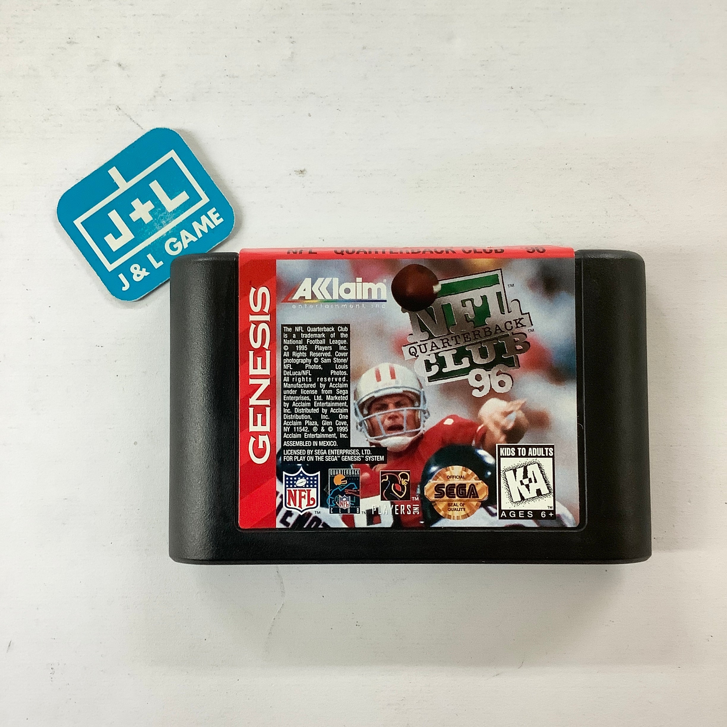 NFL Quarterback Club 96 - (SG) SEGA Genesis [Pre-Owned] Video Games Acclaim   