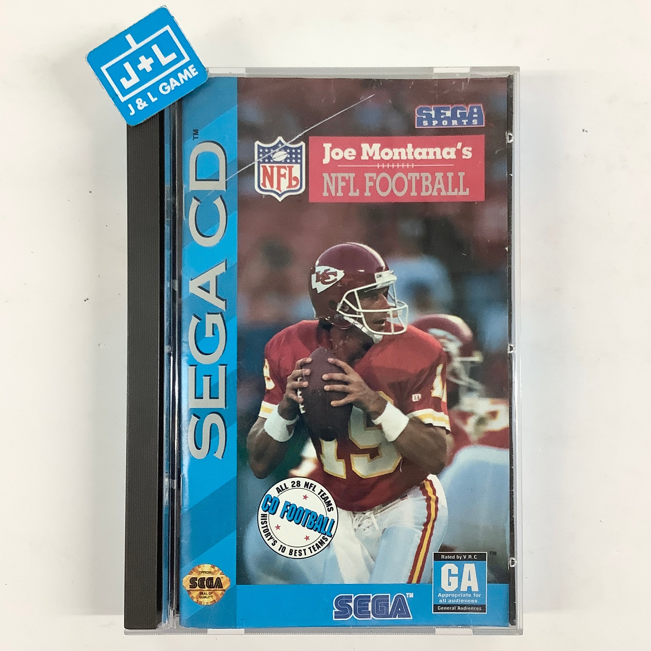Joe Montana's NFL Football - (SCD) SEGA CD [Pre-Owned] Video Games Sega