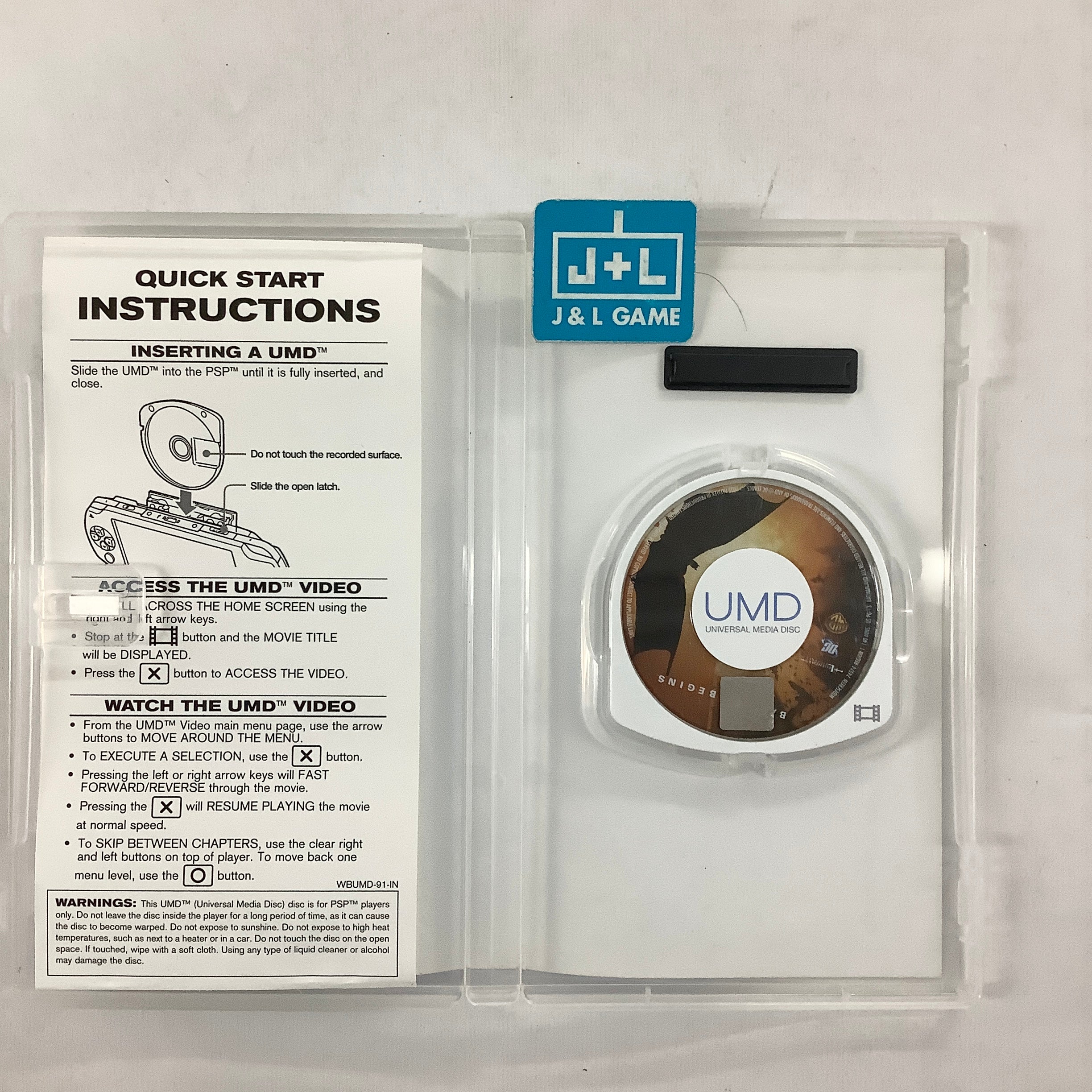 Batman Begins - PSP UMD Video [Pre-Owned] Home Sony Pictures