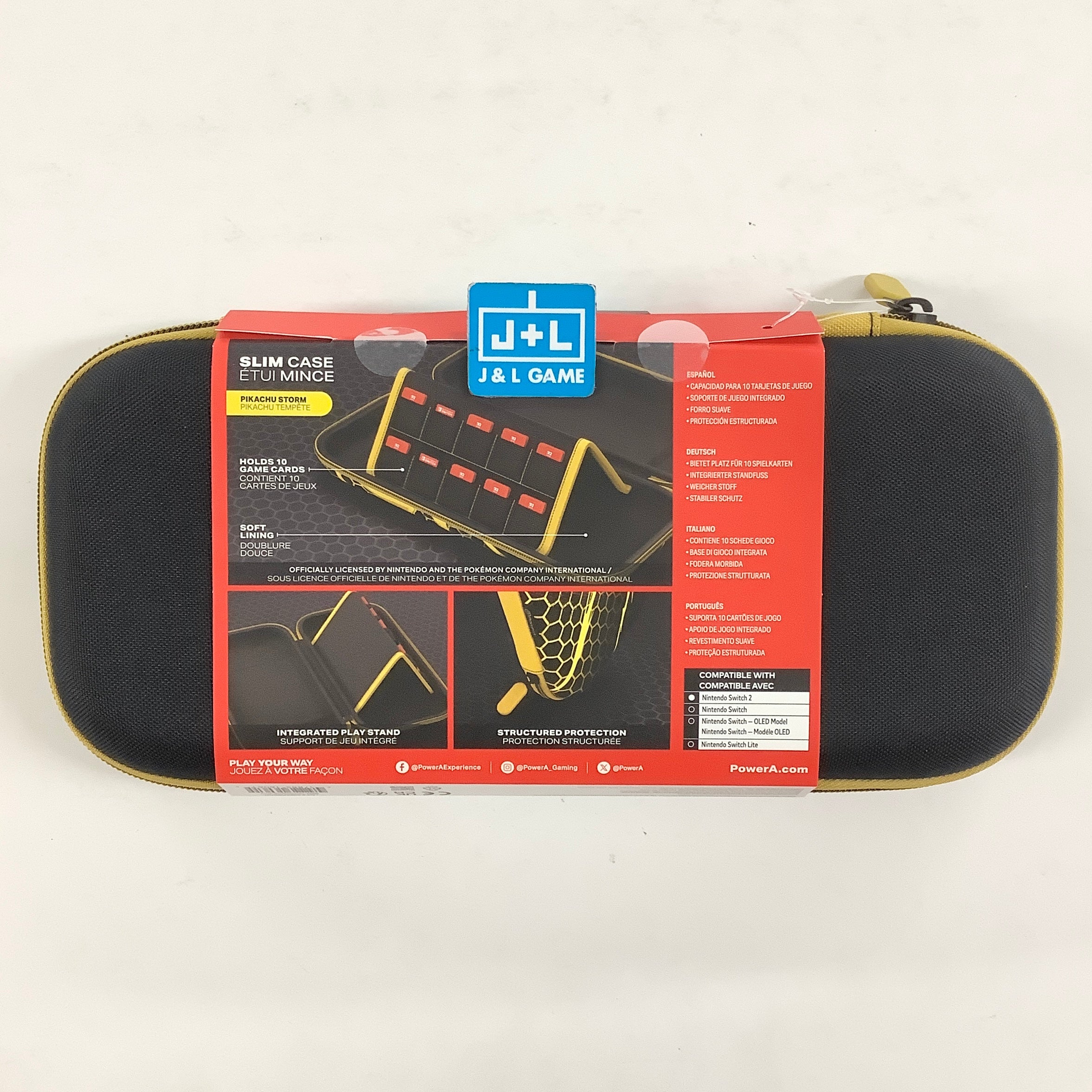 PowerA Slim Case (Pikachu Storm) - (NS2) Nintendo Switch 2