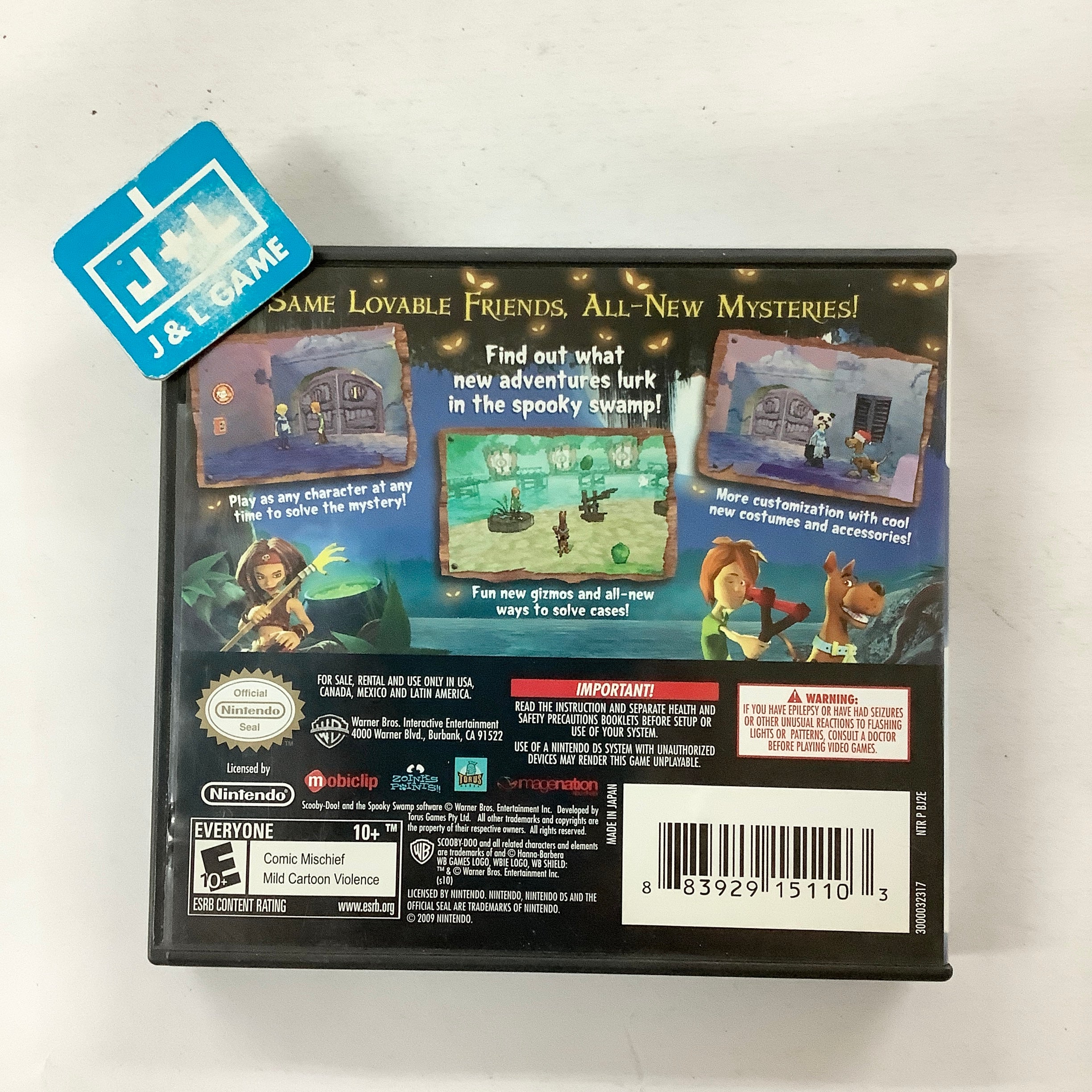 Scooby-Doo! and the Spooky Swamp - (NDS) Nintendo DS [Pre-Owned