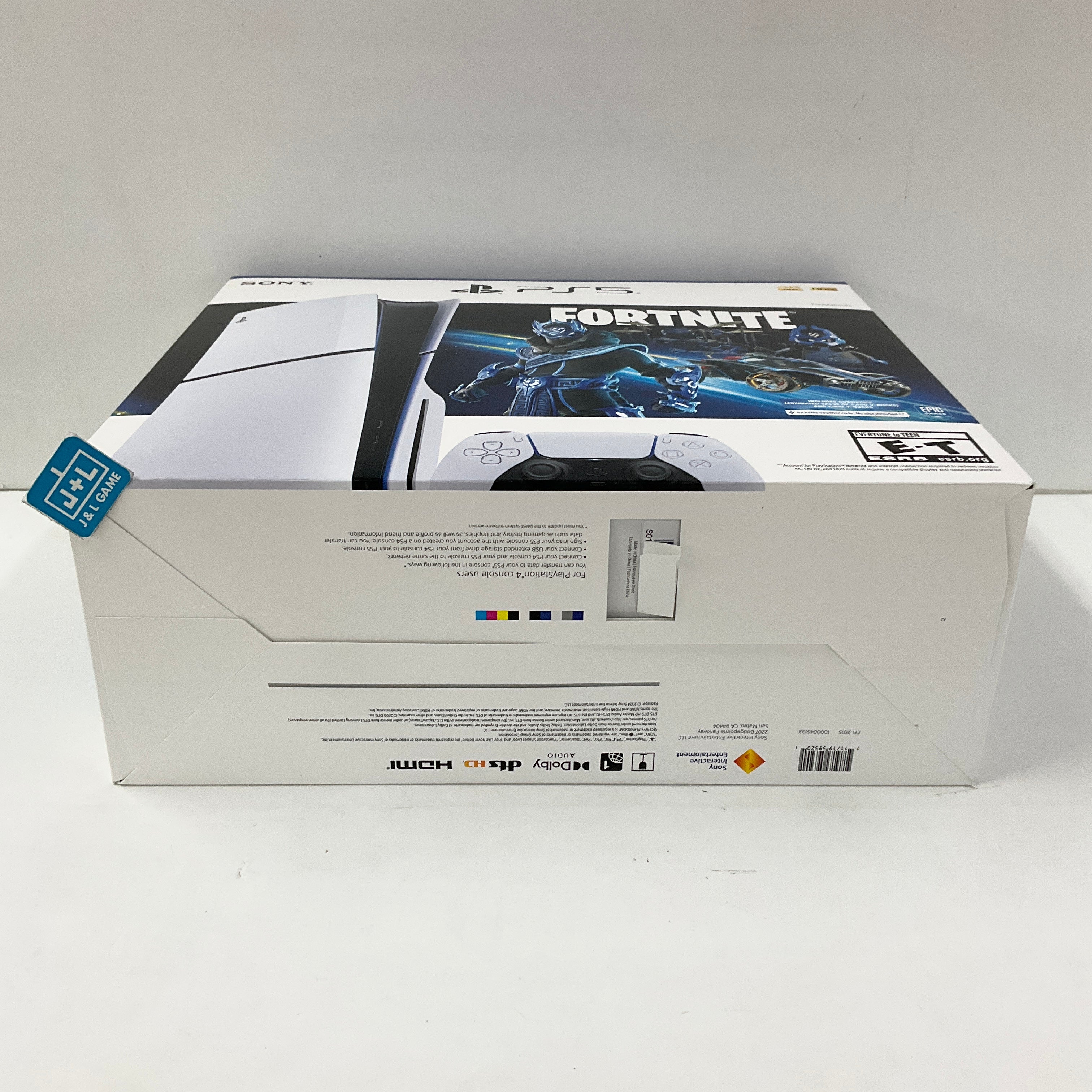 SONY PlayStation 5 Disc Edition Console (Fortnite Cobalt Star Disc Edition) (Model CFI-2015) - (PS5) PlayStation 5 CONSOLE PlayStation