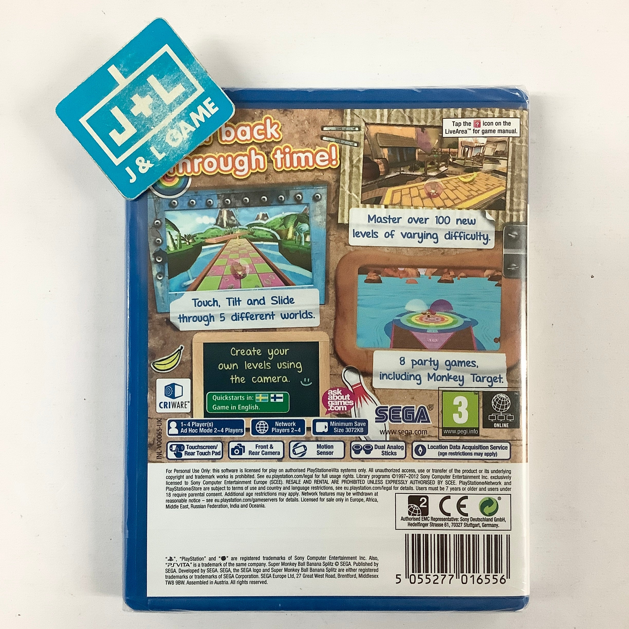 Super Monkey Ball: Banana Splitz (PSV) PlayStation Vita