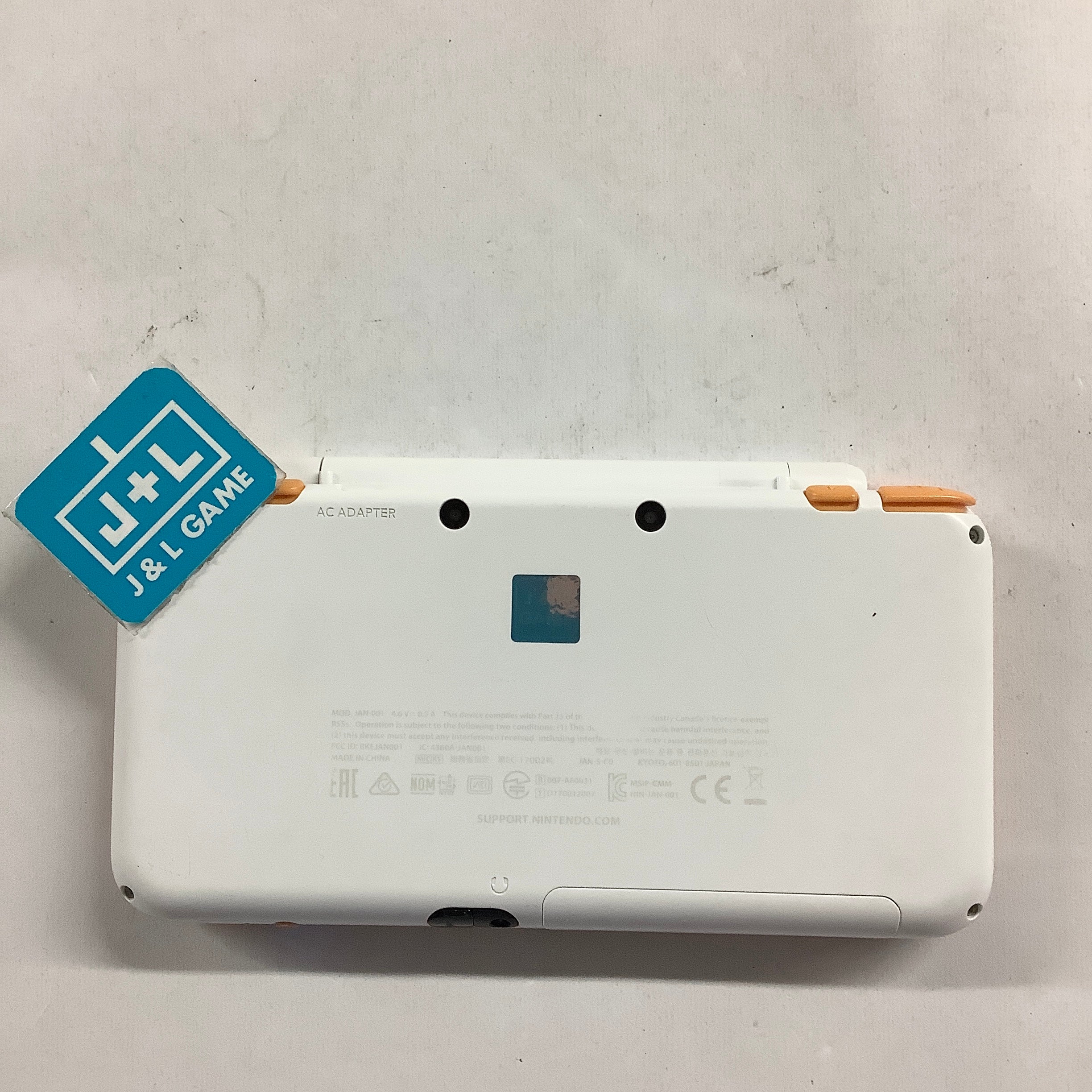 New Nintendo 2DS XL Console (White + Orange) - Nintendo 3DS [Pre-Owned] Consoles Nintendo