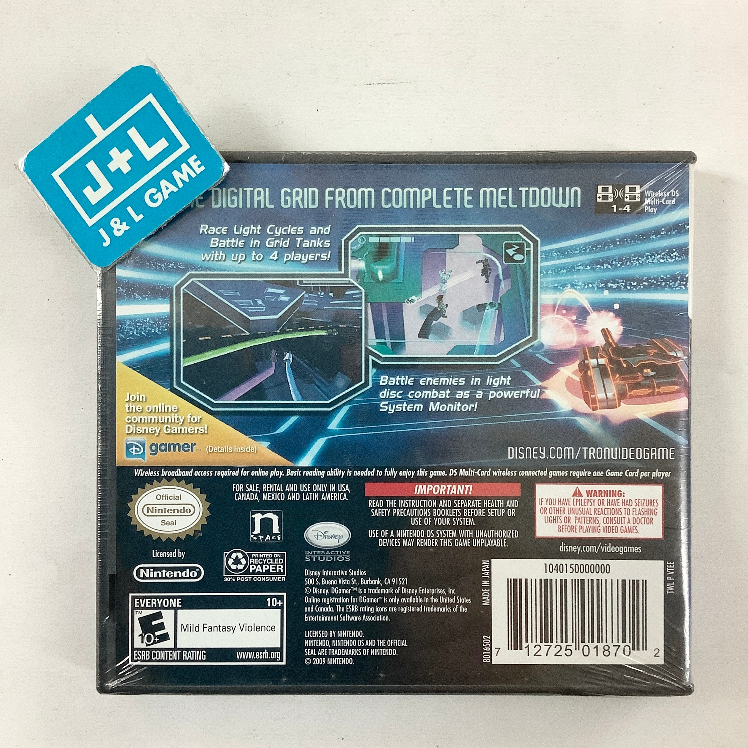 TRON: Evolution - (NDS) Nintendo DS Video Games Disney Interactive Studios   