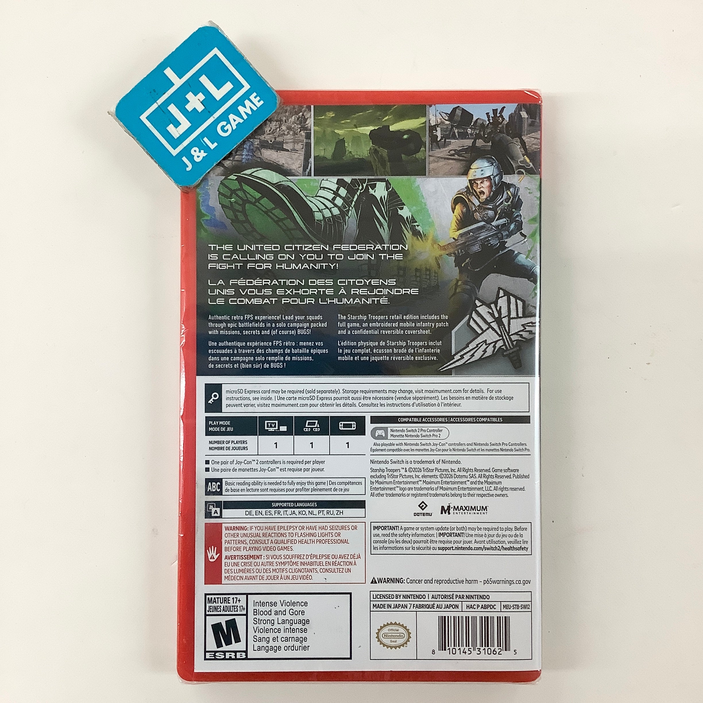 Starship Troopers: Ultimate Bug War - (NS2) Nintendo Switch 2