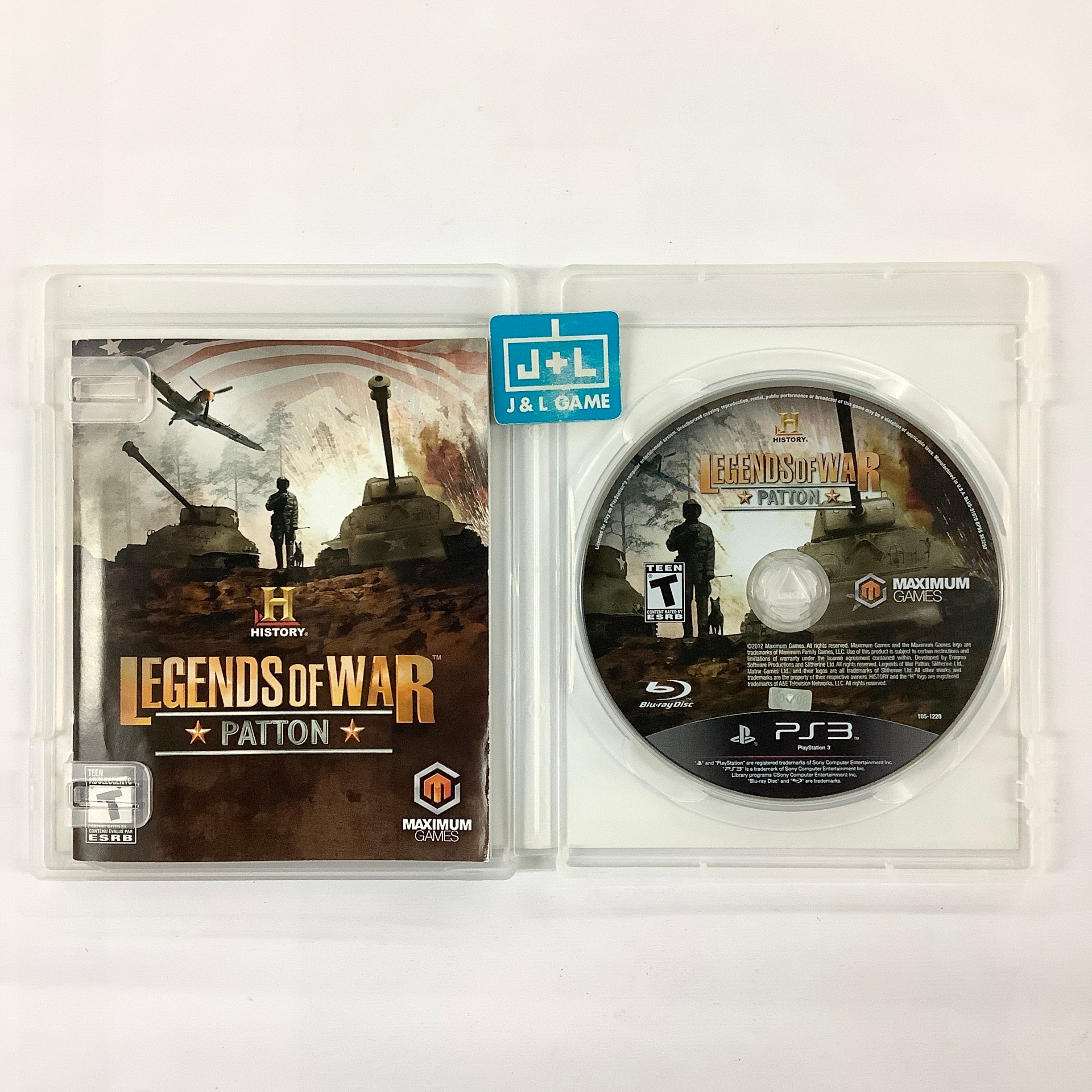 Legends of War: Patton - (PS3) PlayStation 3 [Pre-Owned] Video Games Maximum Games   