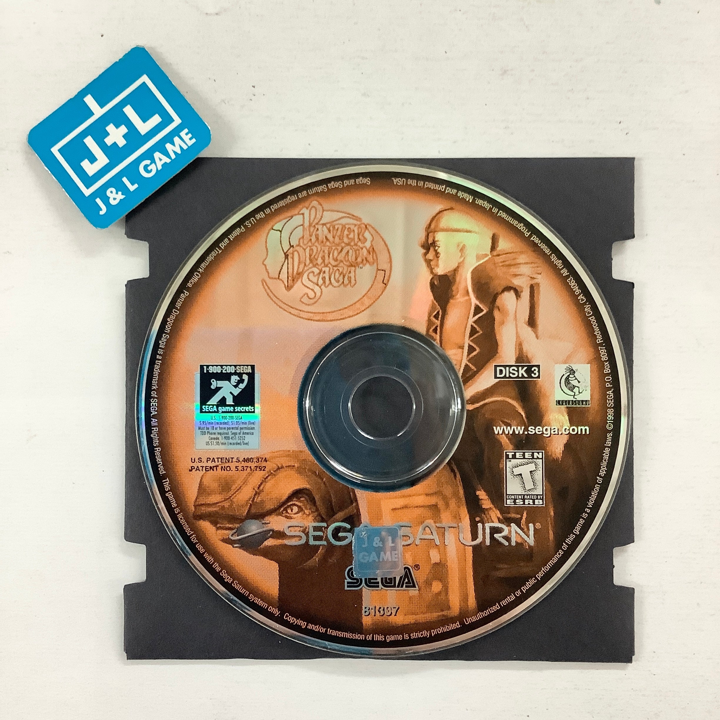 Panzer Dragoon Saga - (SS) SEGA Saturn [Pre-Owned] | J&L Game