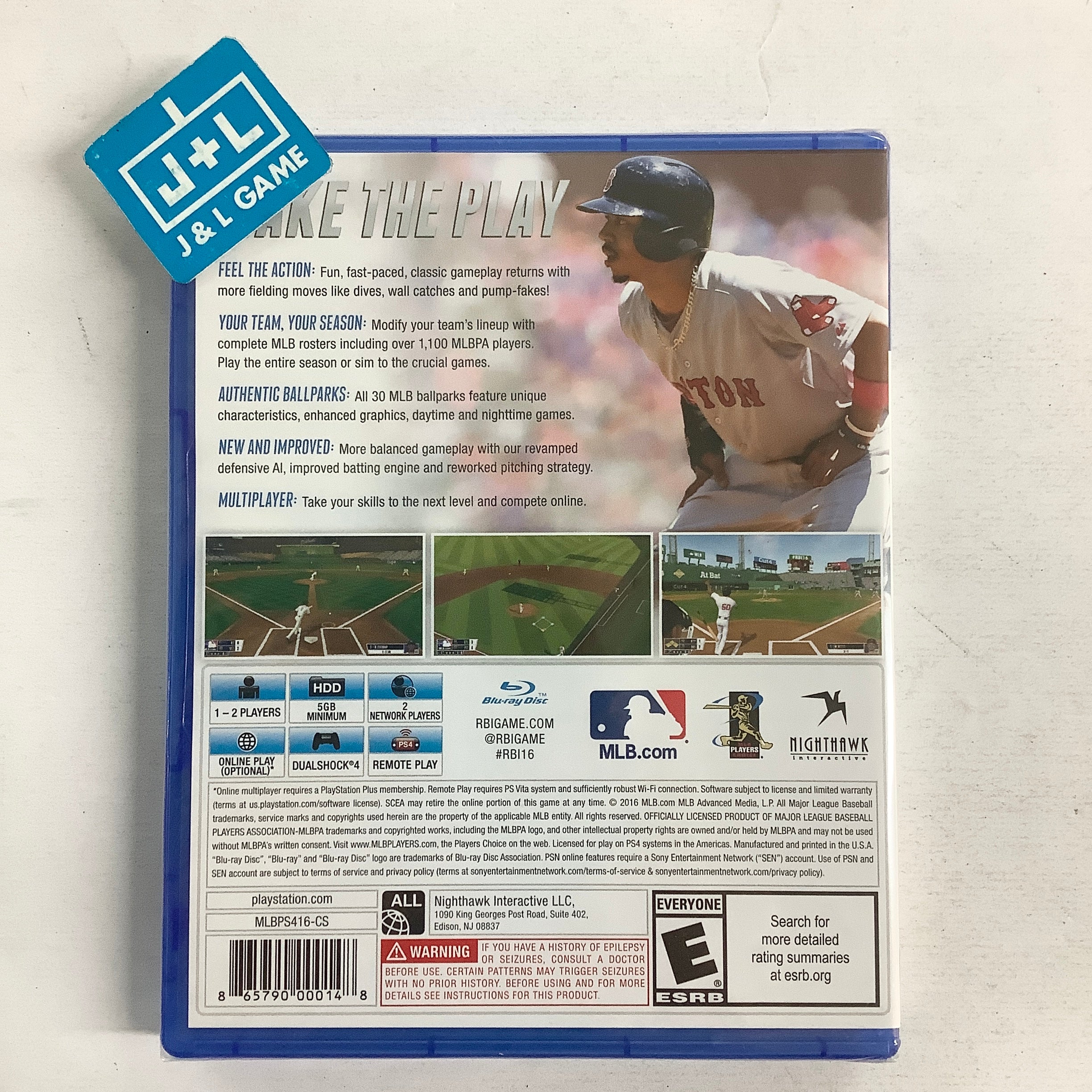 R.B.I. Baseball 16 - (PS4) PlayStation 4 Video Games Nighthawk Interactive