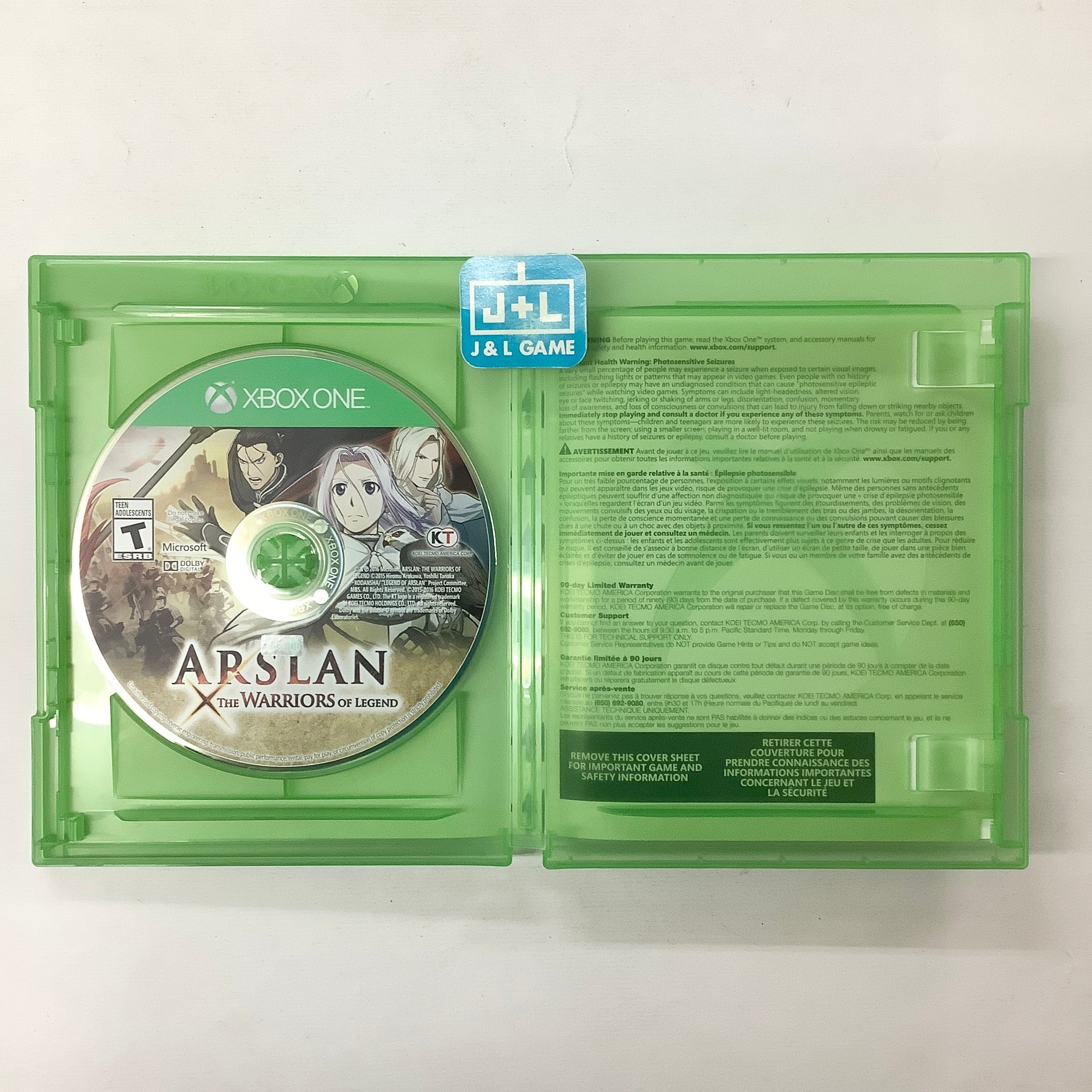 Arslan: The Warriors of Legend - (XB1) Xbox One [Pre-Owned] Video Games Koei Tecmo   