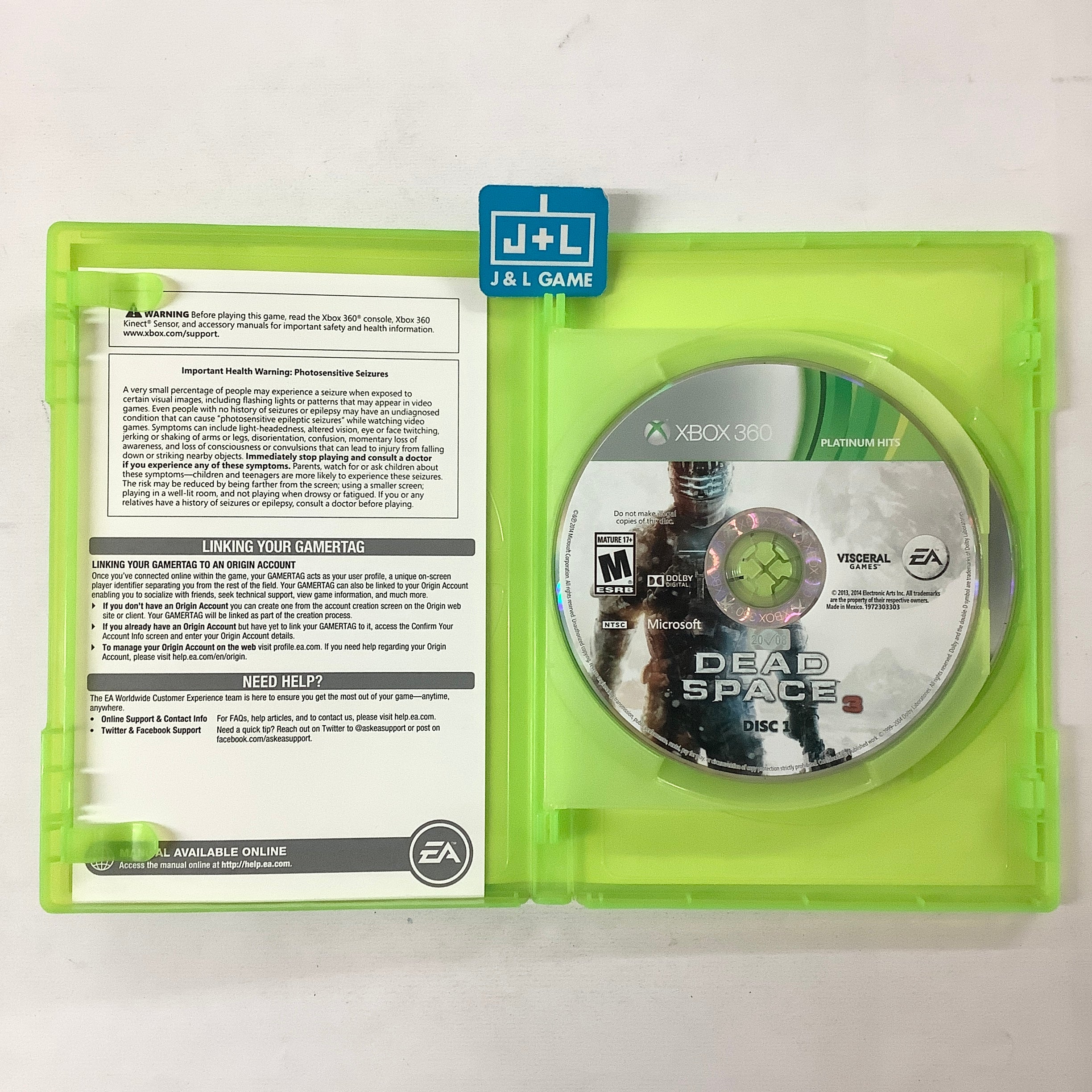 Dead Space 3 (Platinum Hits) - Xbox 360 [Pre-Owned] Video Games Electronic Arts   