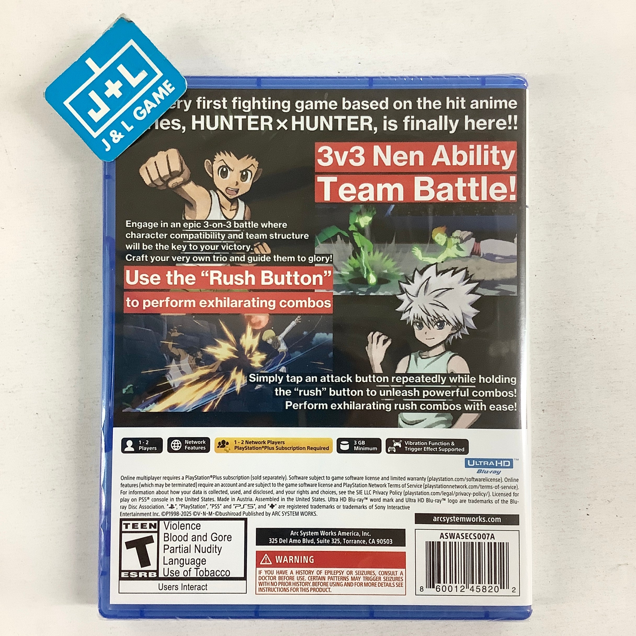 Hunter x Hunter: Nen x Impact - (PS5) PlayStation 5 Video Games Arc System Works