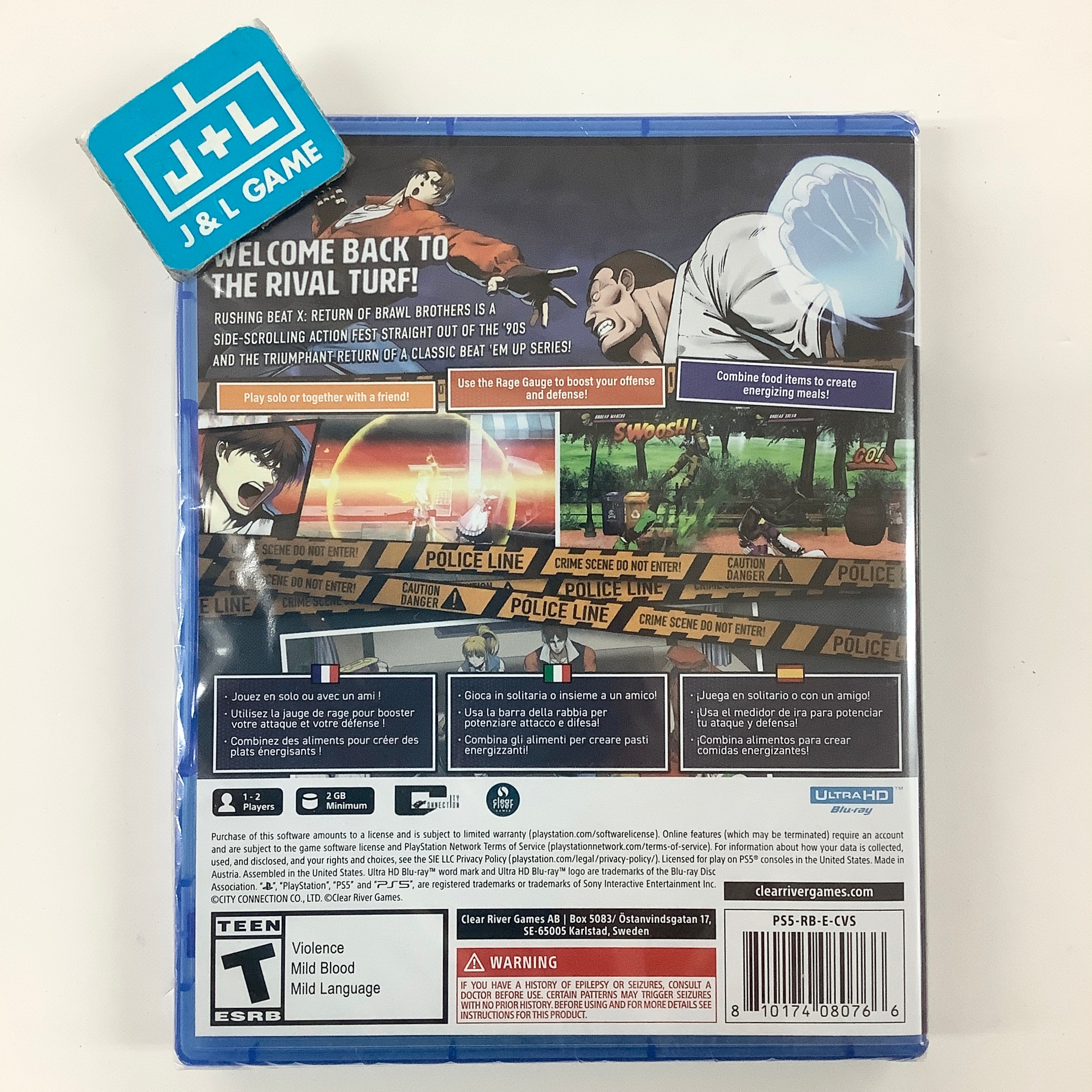 Rushing Beat X: Return of Brawl Brothers - (PS5) PlayStation 5