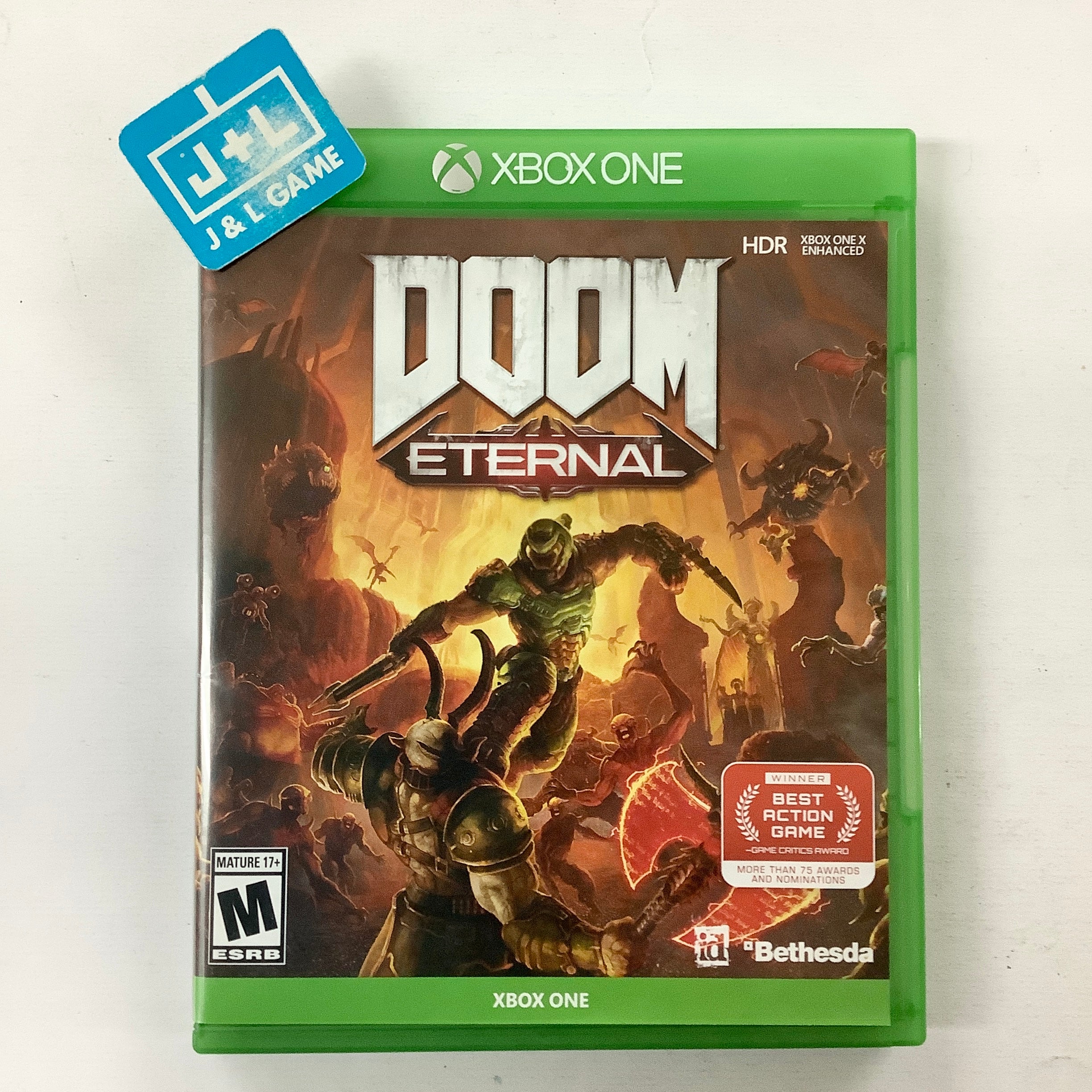 Doom Eternal - (XB1) Xbox One [Pre-Owned] Video Games Bethesda   