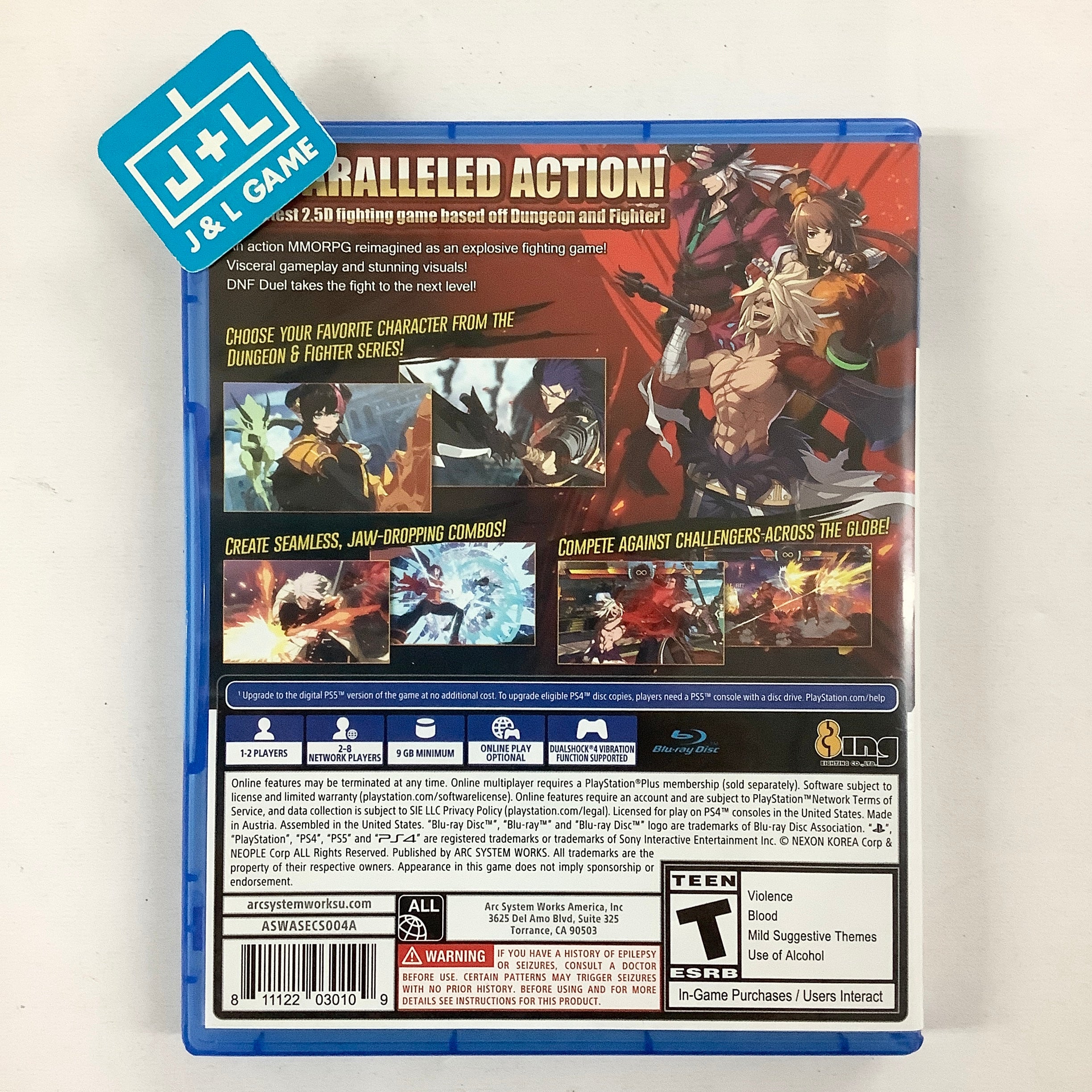 DNF Duel - (PS4) PlayStation 4 [Pre-Owned] Video Games Arc System Works   