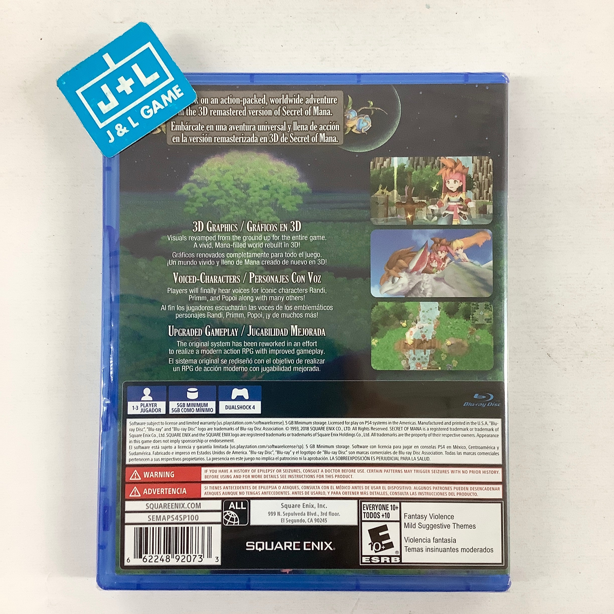 Secret of Mana - (PS4) PlayStation 4 Video Games Square Enix