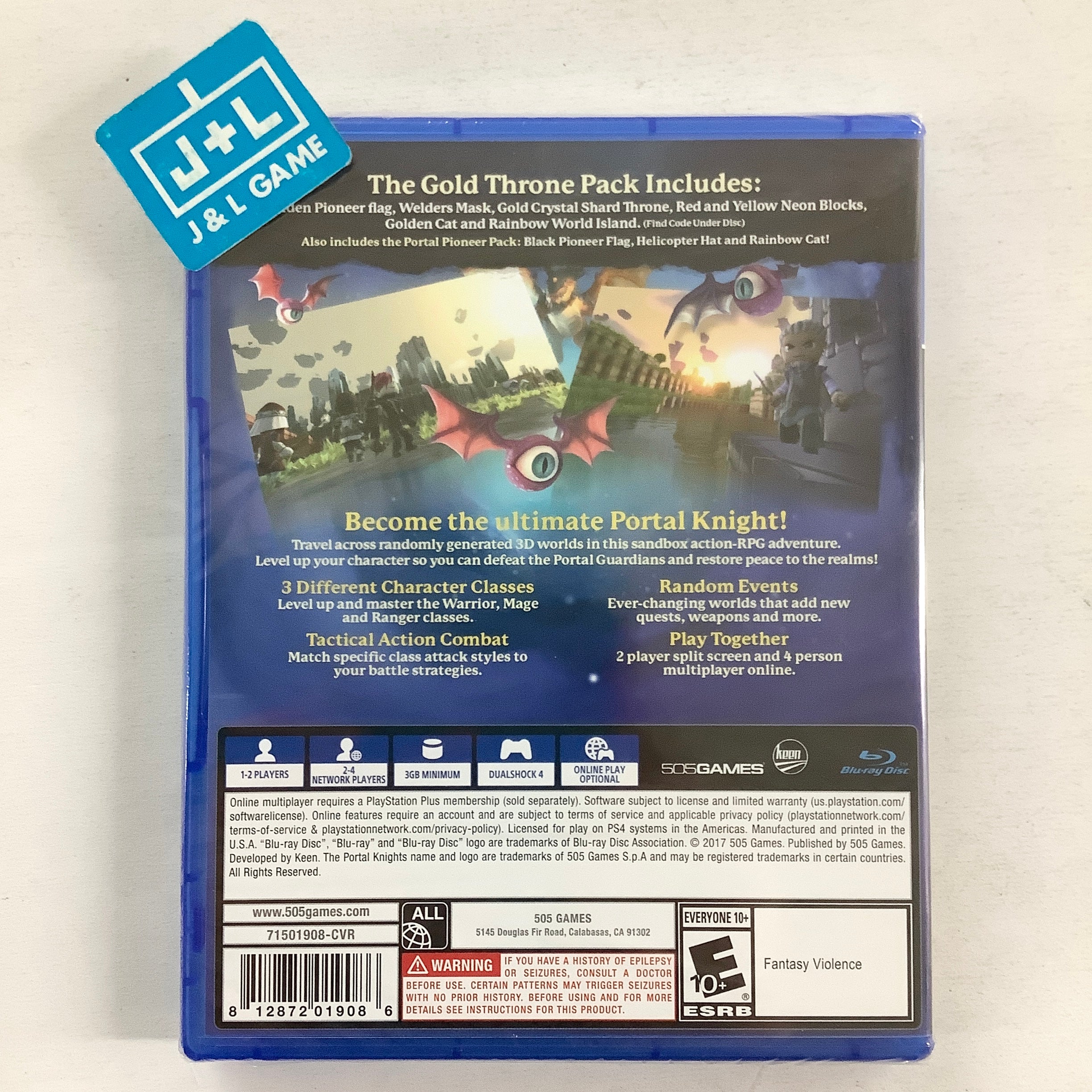 Portal Knights (Gold Throne Edition) - (PS4) PlayStation 4 Video Games 505 Games