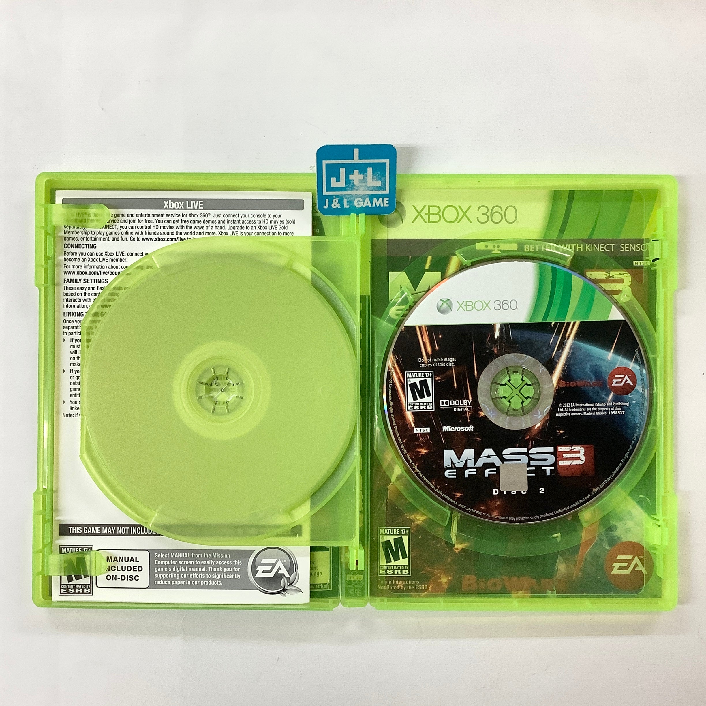 Mass Effect 3 - Xbox 360 [Pre-Owned] Video Games Electronic Arts   