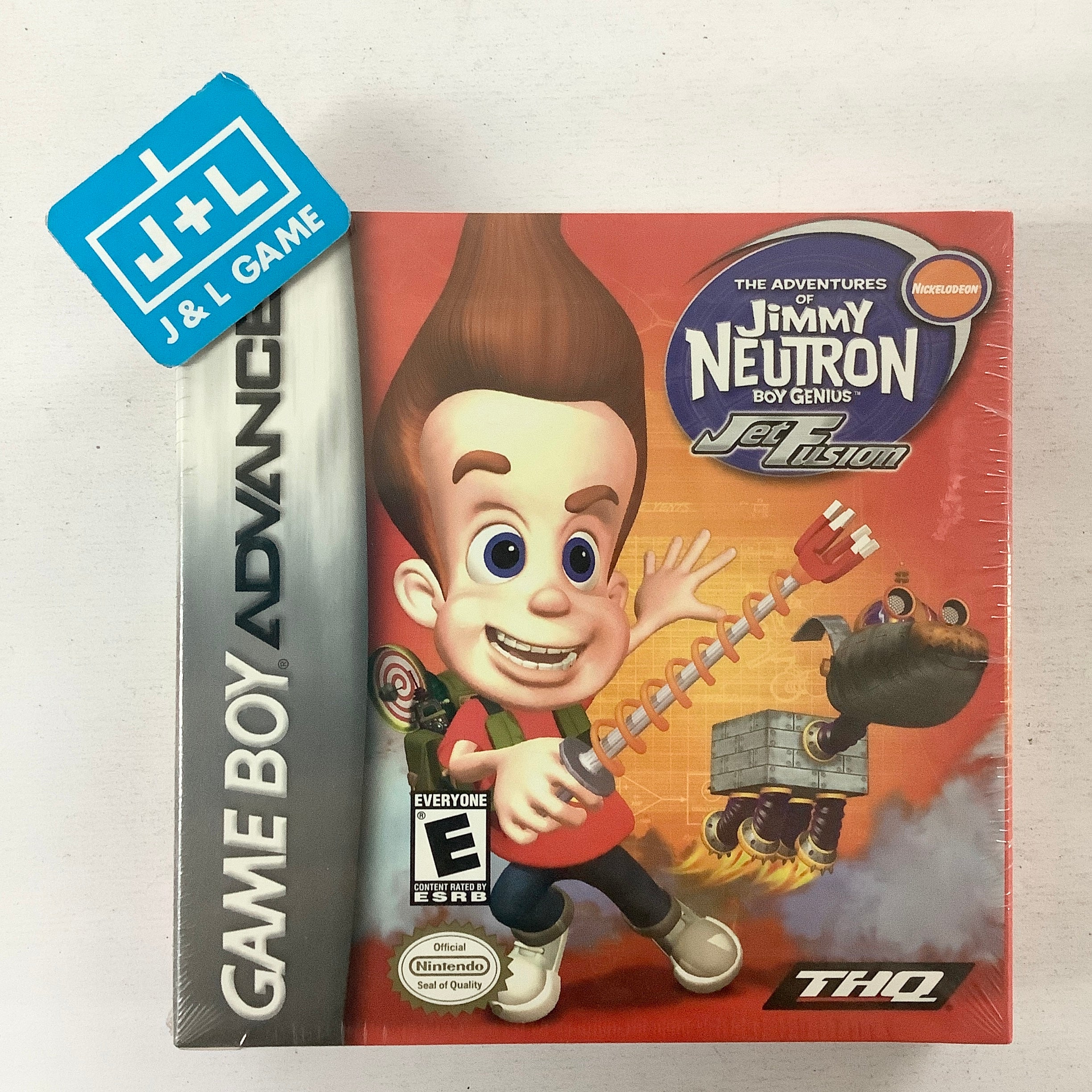 The Adventures of Jimmy Neutron Boy Genius: Jet Fusion - (GBA) Game Boy Advance Video Games THQ   