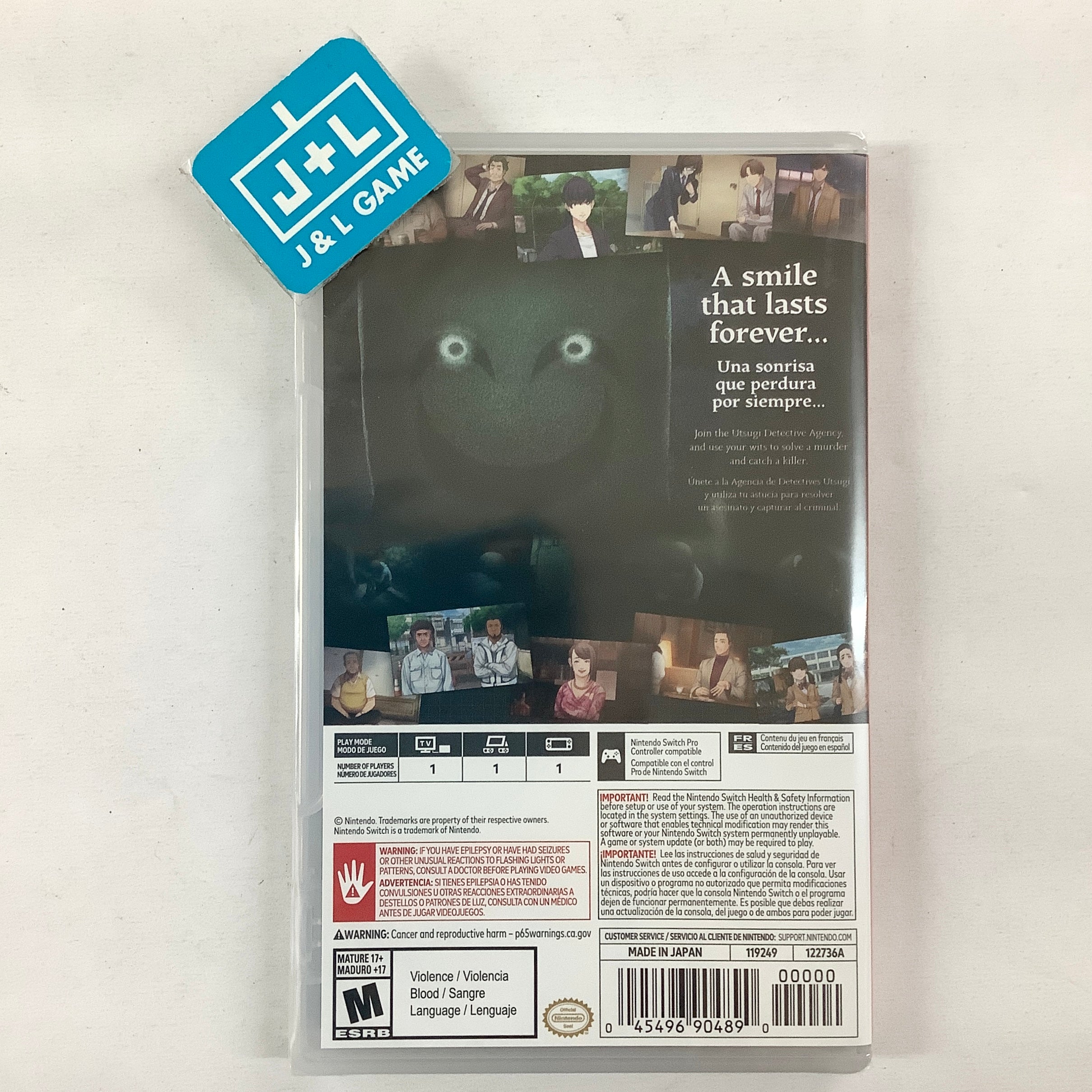 Emio - The Smiling Man: Famicom Detective Club - (NSW) Nintendo Switch Video Games Nintendo   