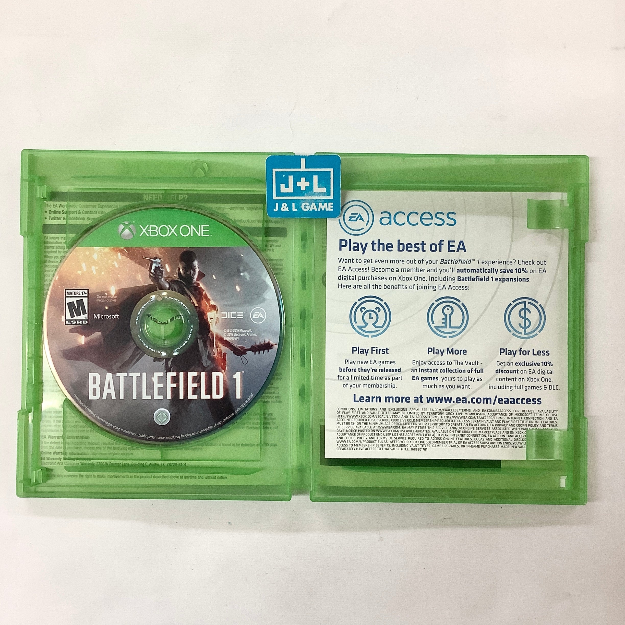 Battlefield 1 - (XB1) Xbox One [Pre-Owned] Video Games EA Games   