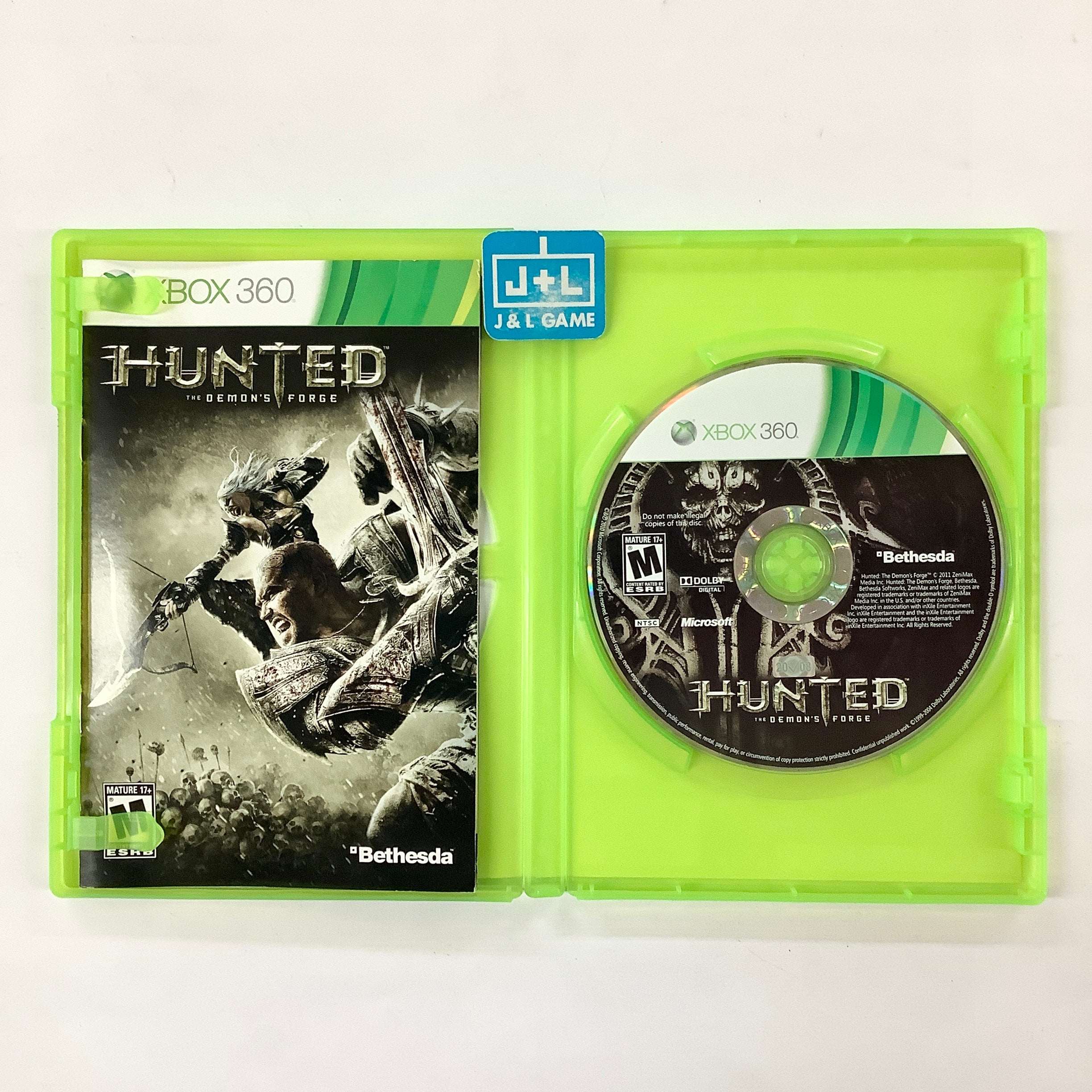 Hunted: The Demon's Forge - Xbox 360 [Pre-Owned] | J&L Game