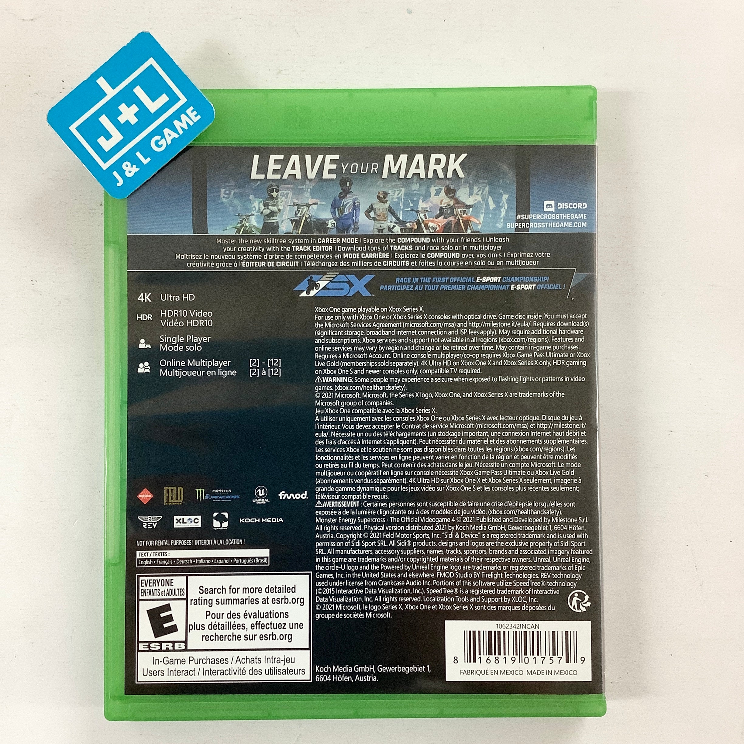 Monster Energy Supercross: The Official Videogame 4 - (XSX) Xbox Series X [Pre-Owned] Video Games Deep Silver   